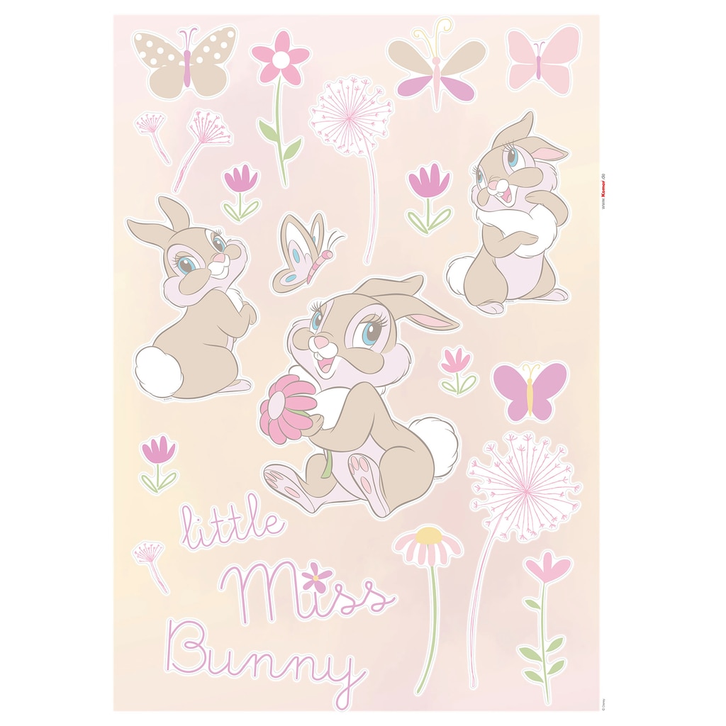 Komar Wandtattoo »Little Miss Bunny«, (24 St.)