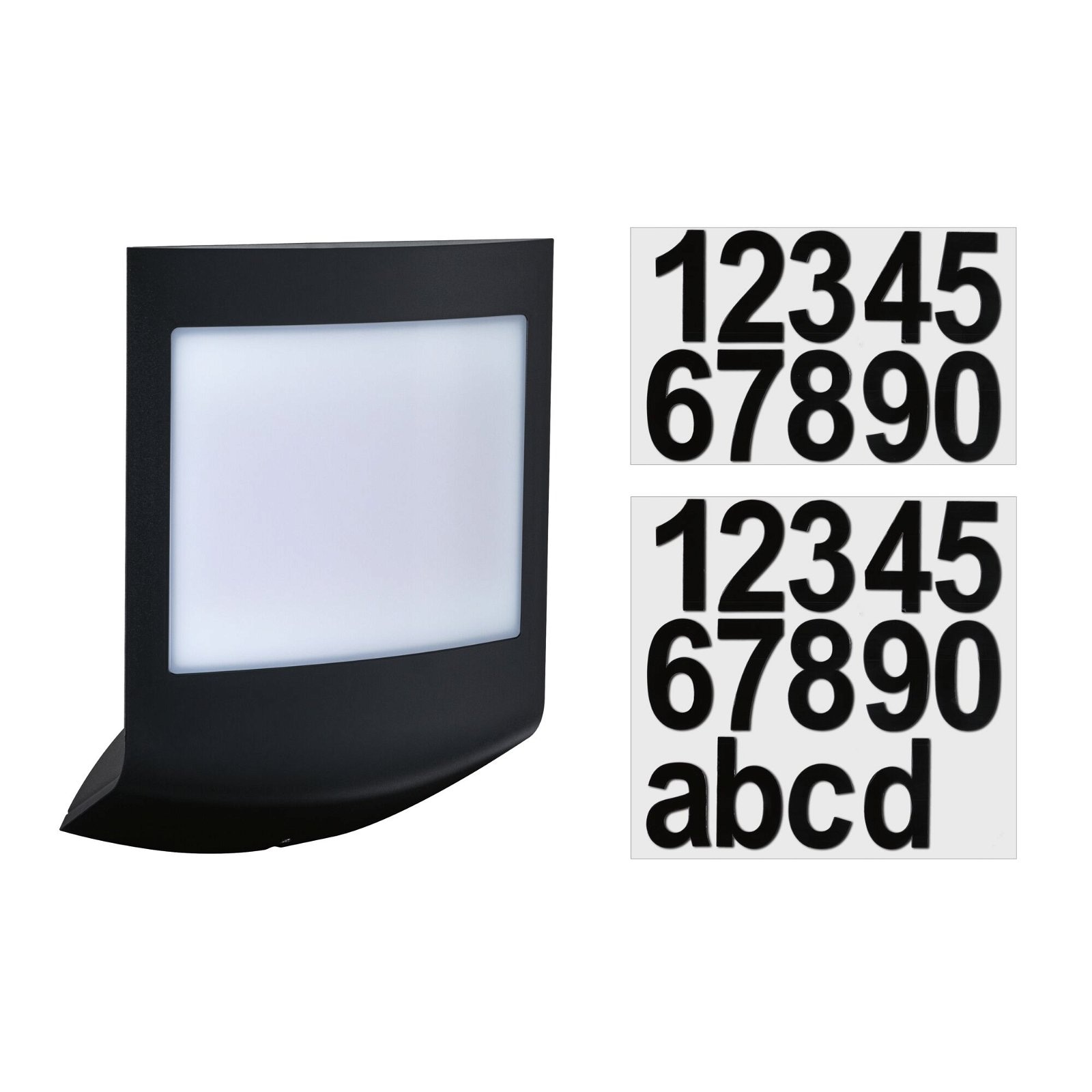 Paulmann LED Außen-Wandleuchte »Padea IP44 198x71mm 3000K 8,5W 550lm 230V Anthrazit Kunststoff«, 1 flammig, Dämmerungssensor seewasserresistent
