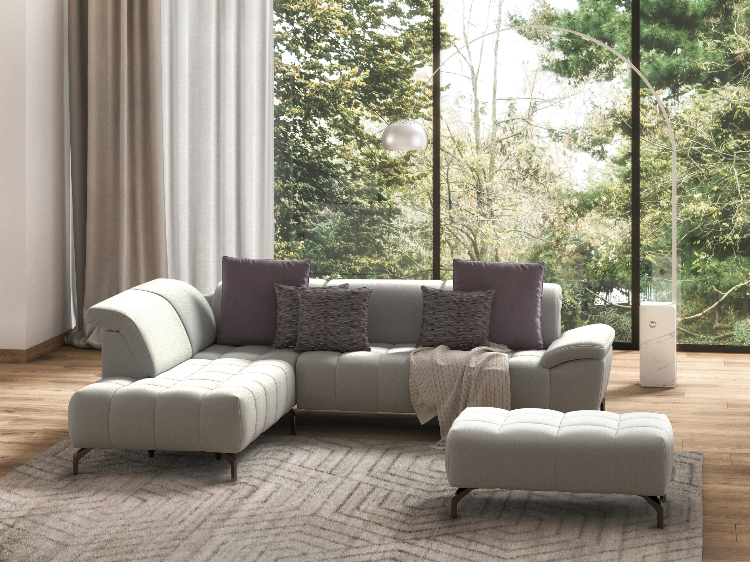 sit&more Hocker »Cool«, mit schwarzen Füßen