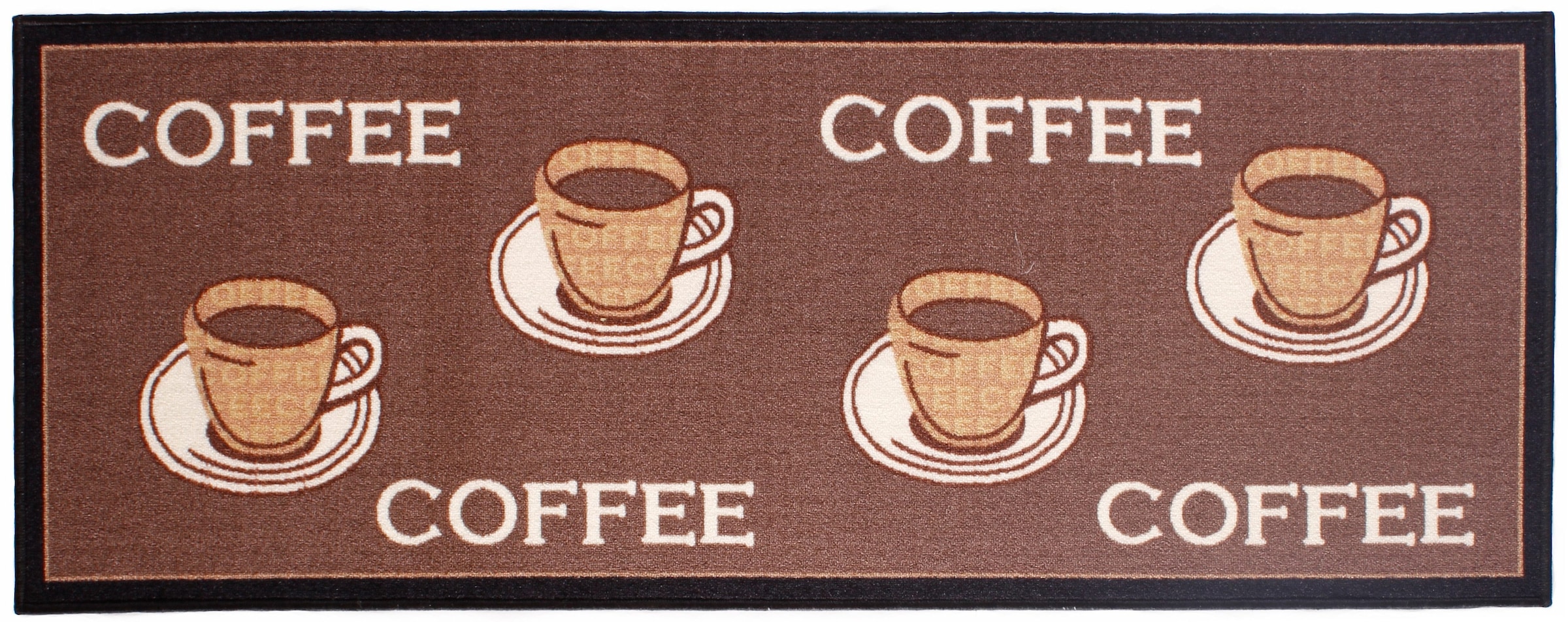 Andiamo Küchenläufer »Coffee«, rechteckig, Motiv Kaffee, mit Schriftzug,  Küche