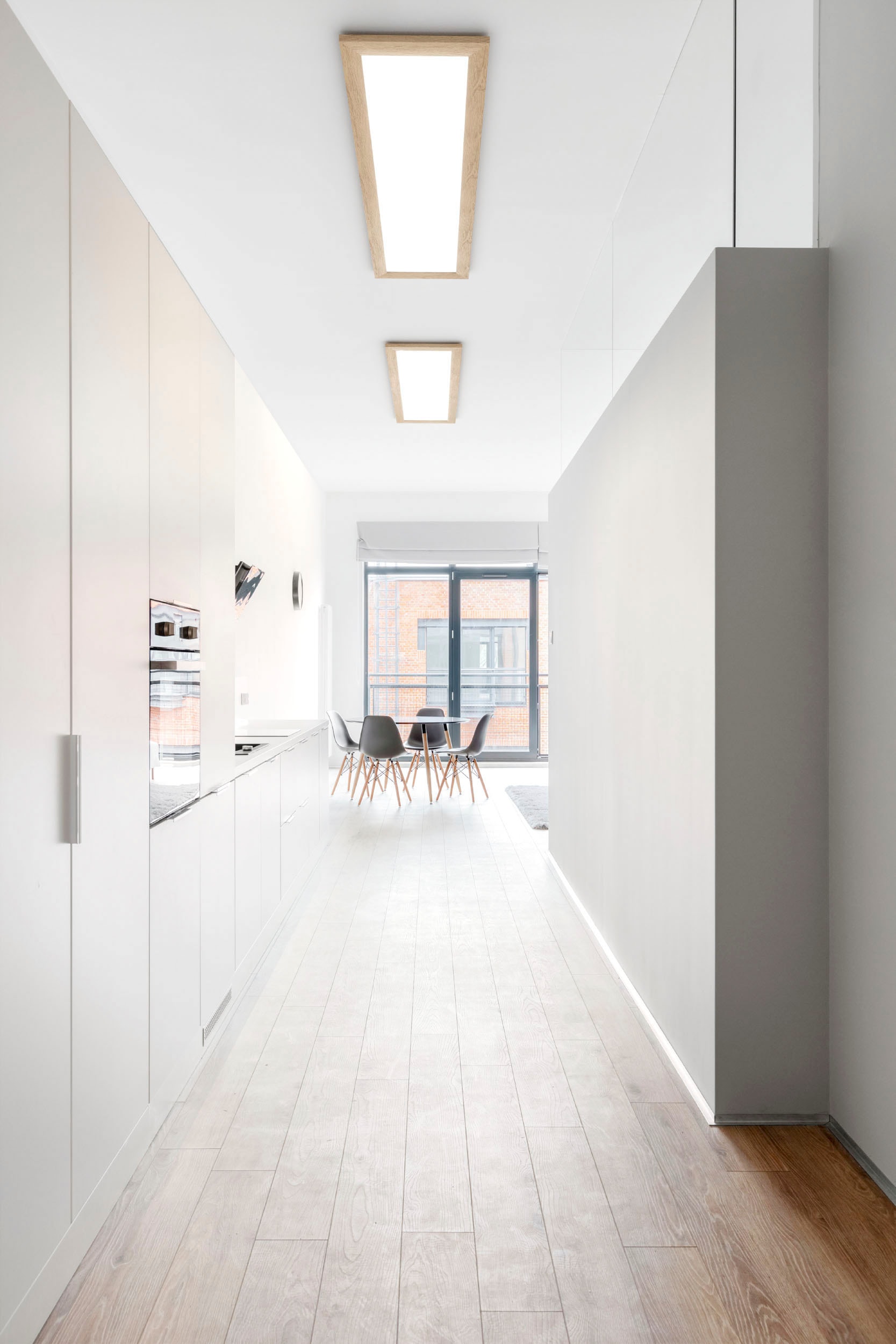 EGLO Deckenleuchte »PIGLIONASSO« LED-Modul 1 Stk. Neutralweiß Deckenleuchte Holz, Kunststoff - 32W - Neutralweiß