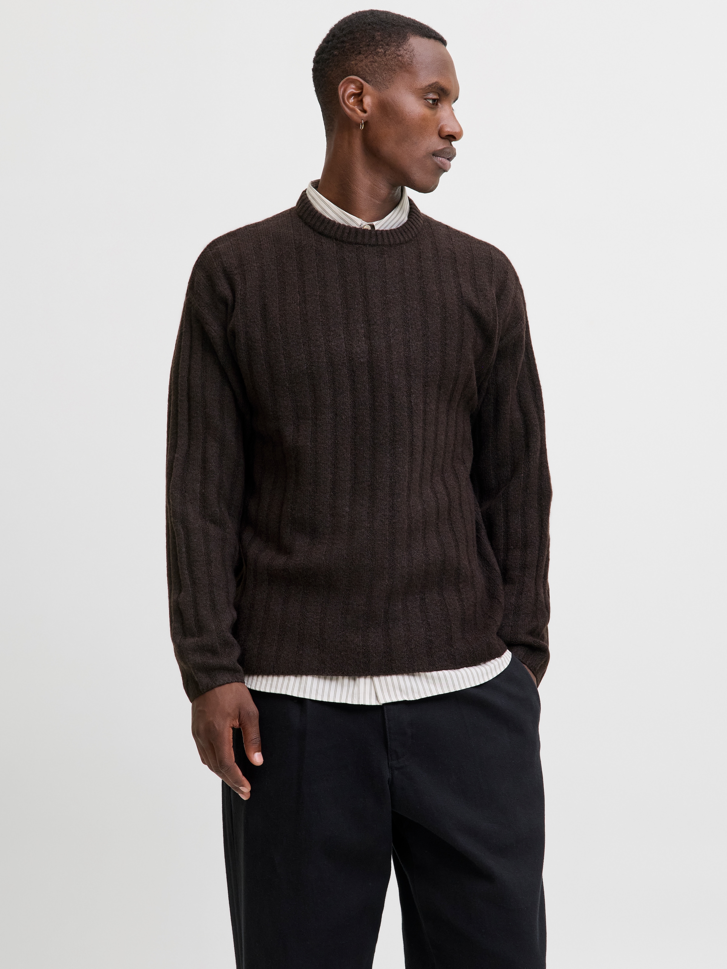 Jack & Jones Strickpullover »JJEBRADLEY CARTER KNIT CREW NECK LN«