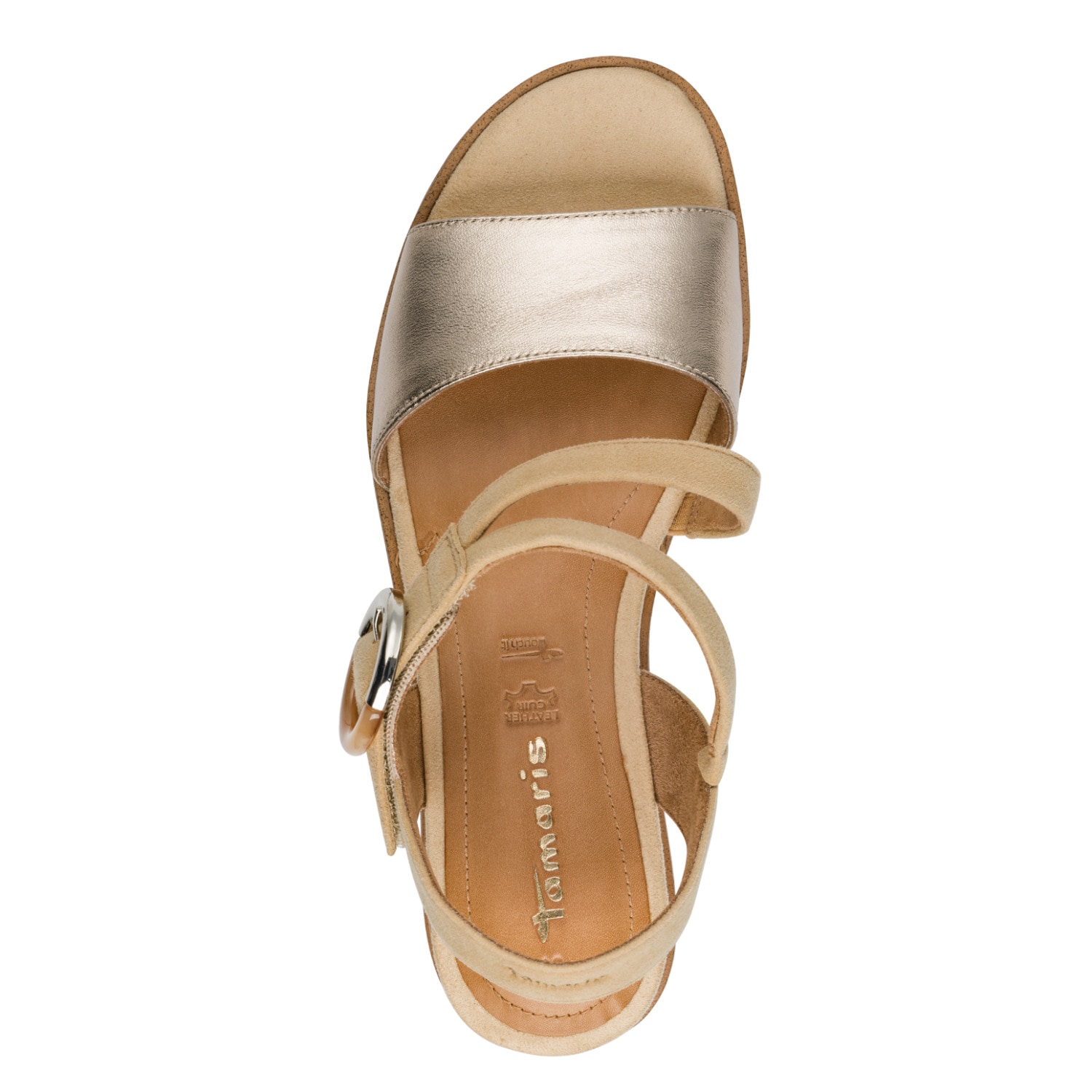 Tamaris Keilsandalette  , Plateau, Riemchensandale, Sommerschuh mit verstellbarer Schnalle