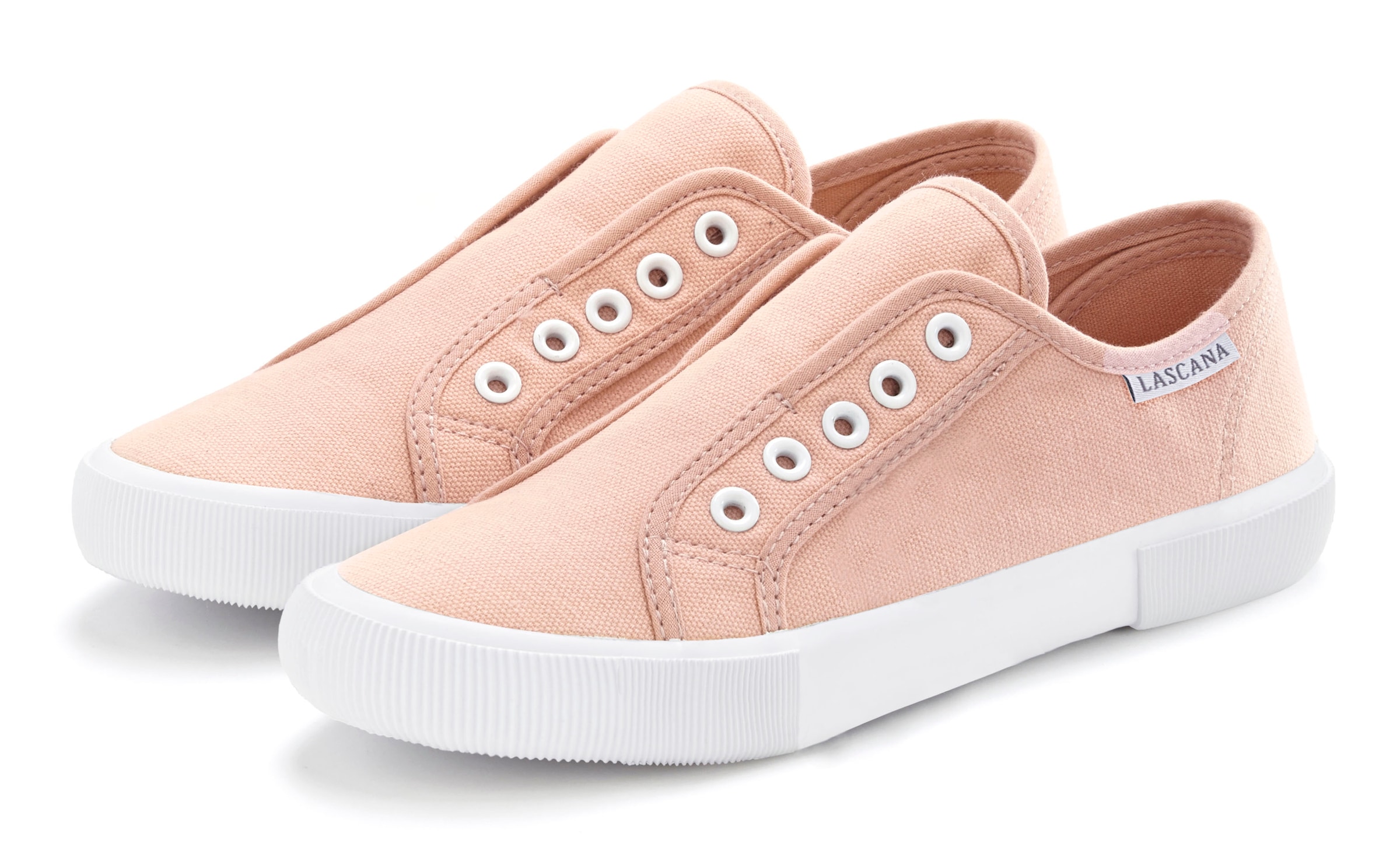 LASCANA Sneaker »Slip-On-Sneaker«, Slipper, Halbschuh, bequem zum Reinschlüpfen