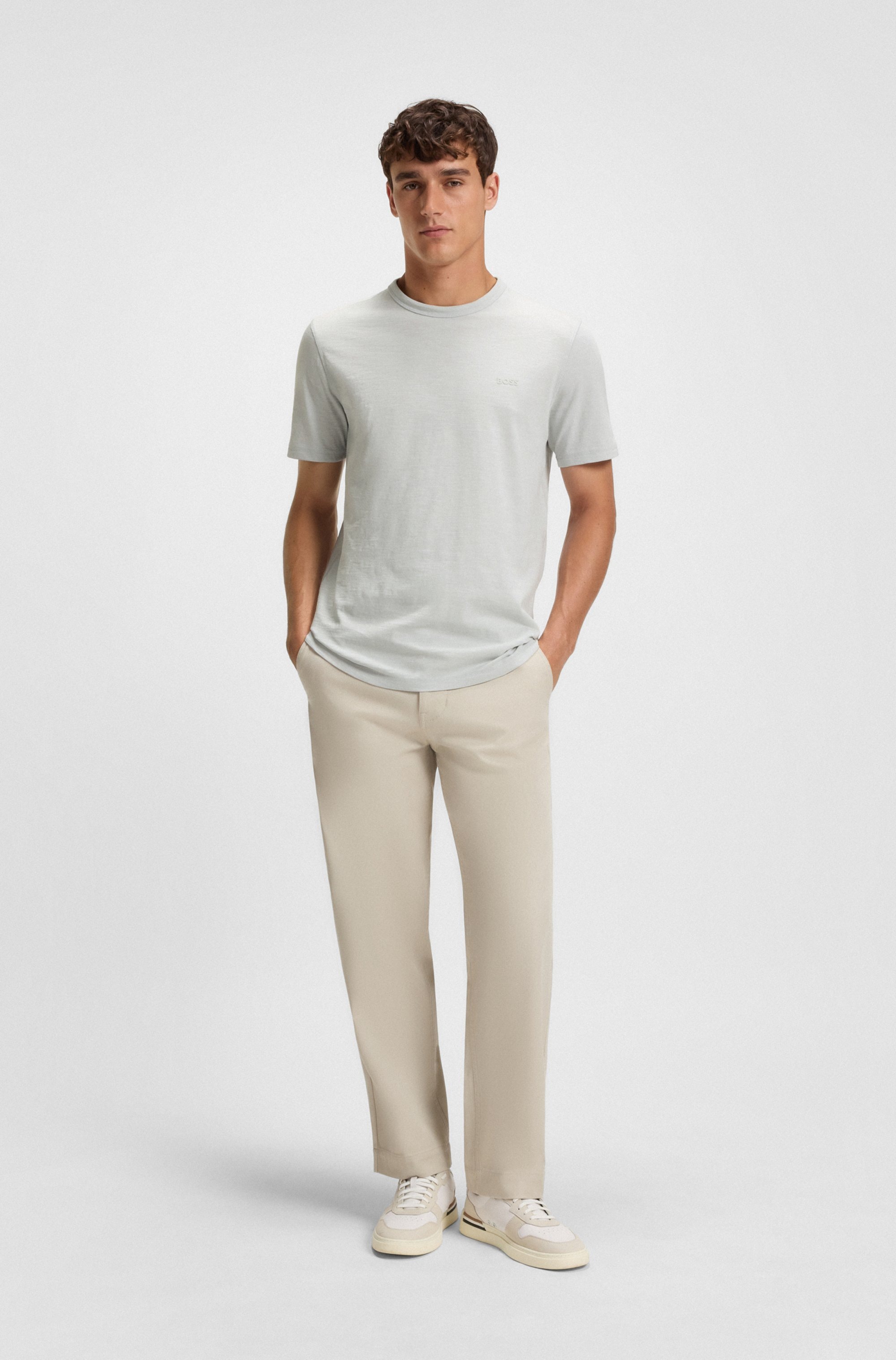 BOSS ORANGE T-Shirt »Tegood« mit Rundhalsausschnitt