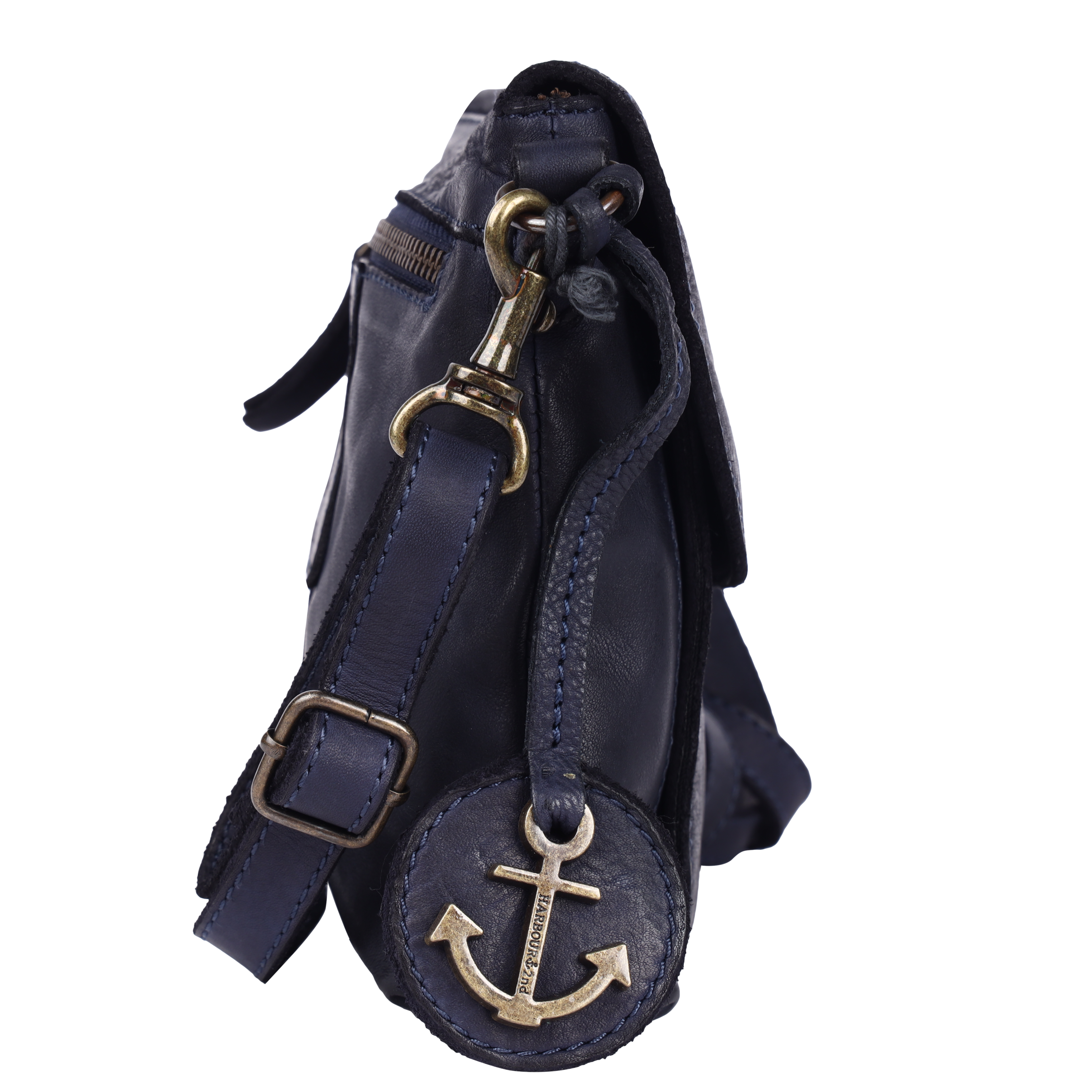 HARBOUR 2nd »Iben« Damen Handtasche, Schultertasche mit Anker-Anhäner