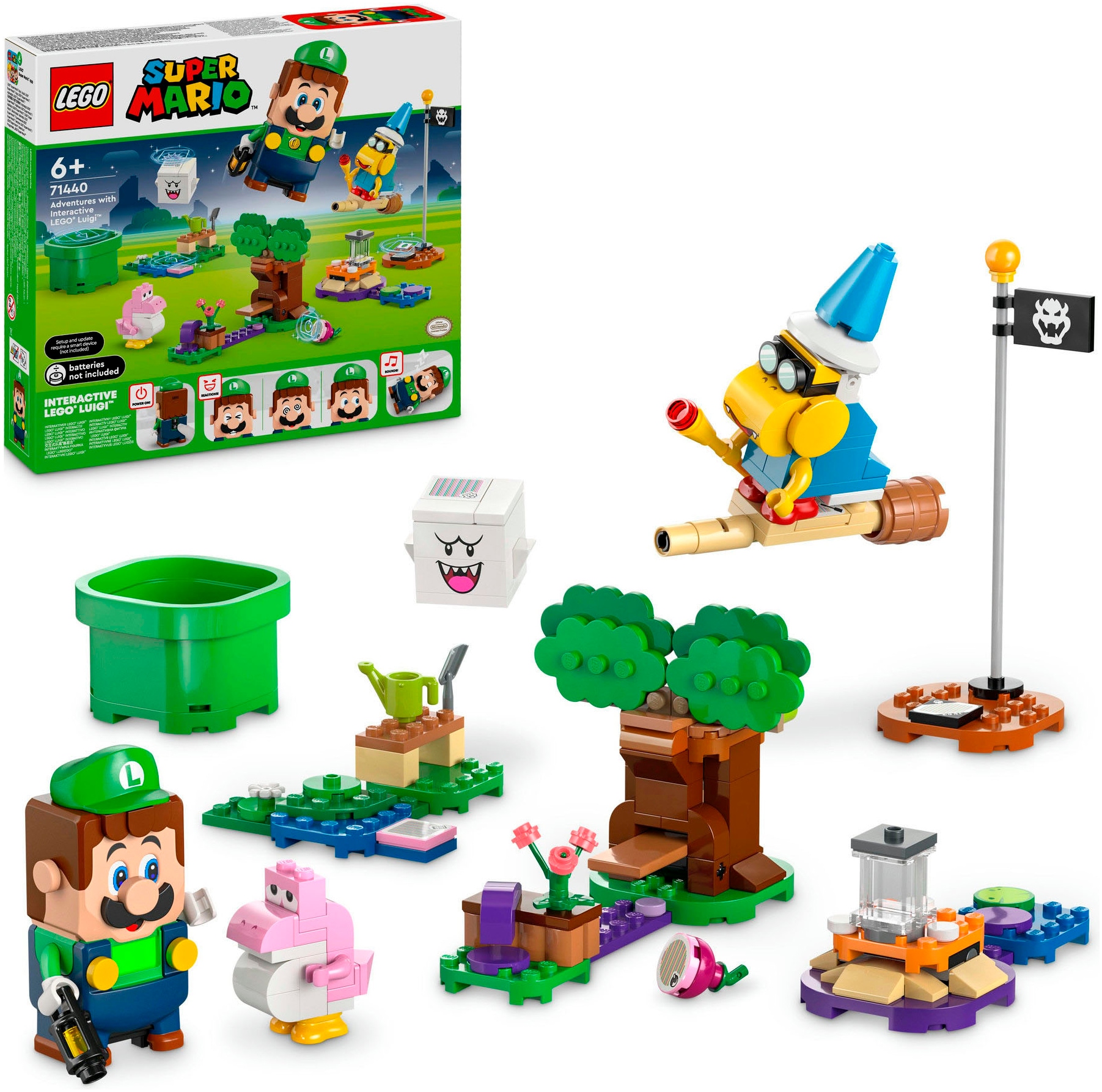 Konstruktionsspielsteine »Abenteuer mit dem interaktiven LEGO® Luigi™ (71440), LEGO...