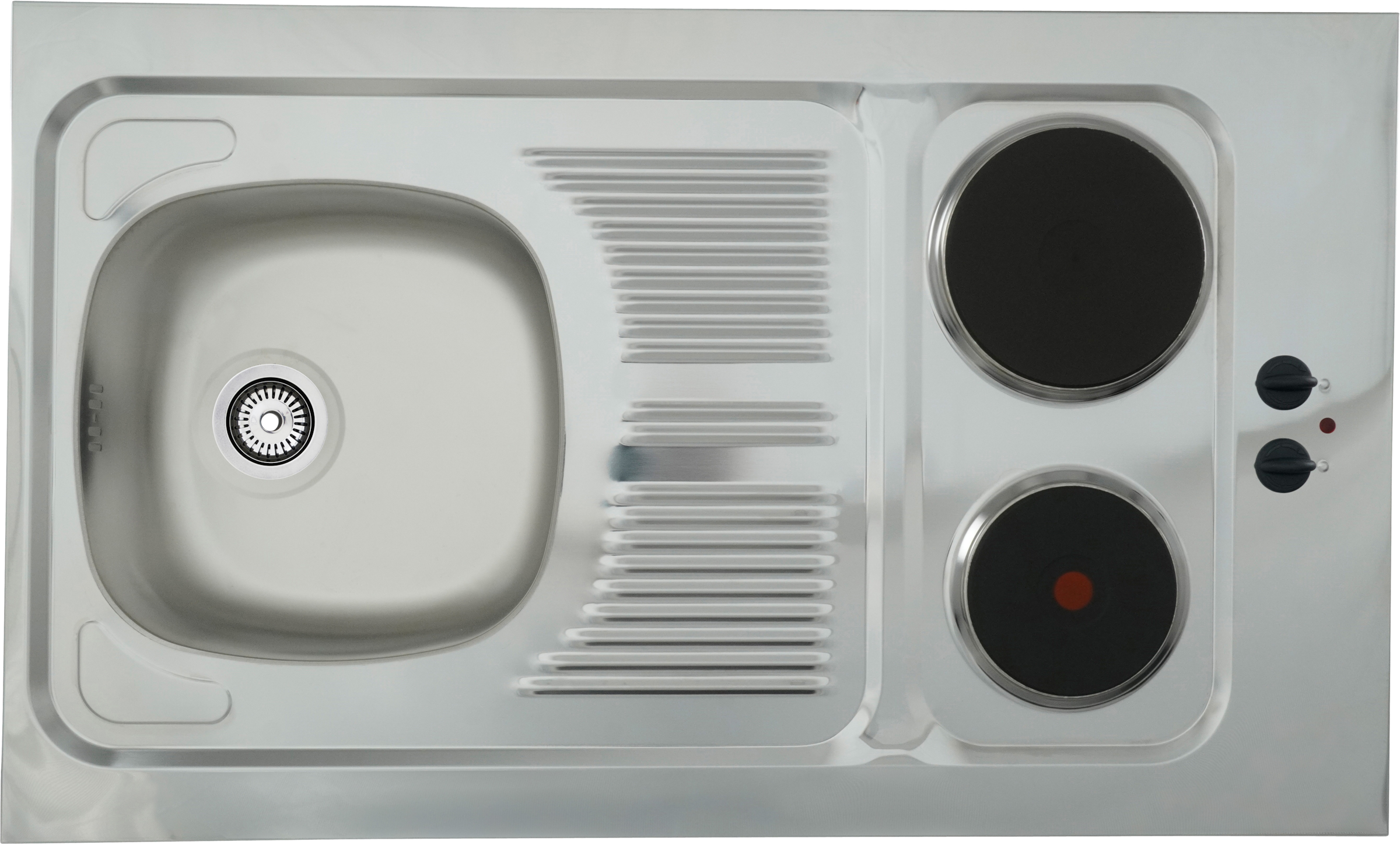 RESPEKTA Pantryküche »Merle« Breite 100 cm, mit Soft-Close Funktion, Stangengriffe aus Metall