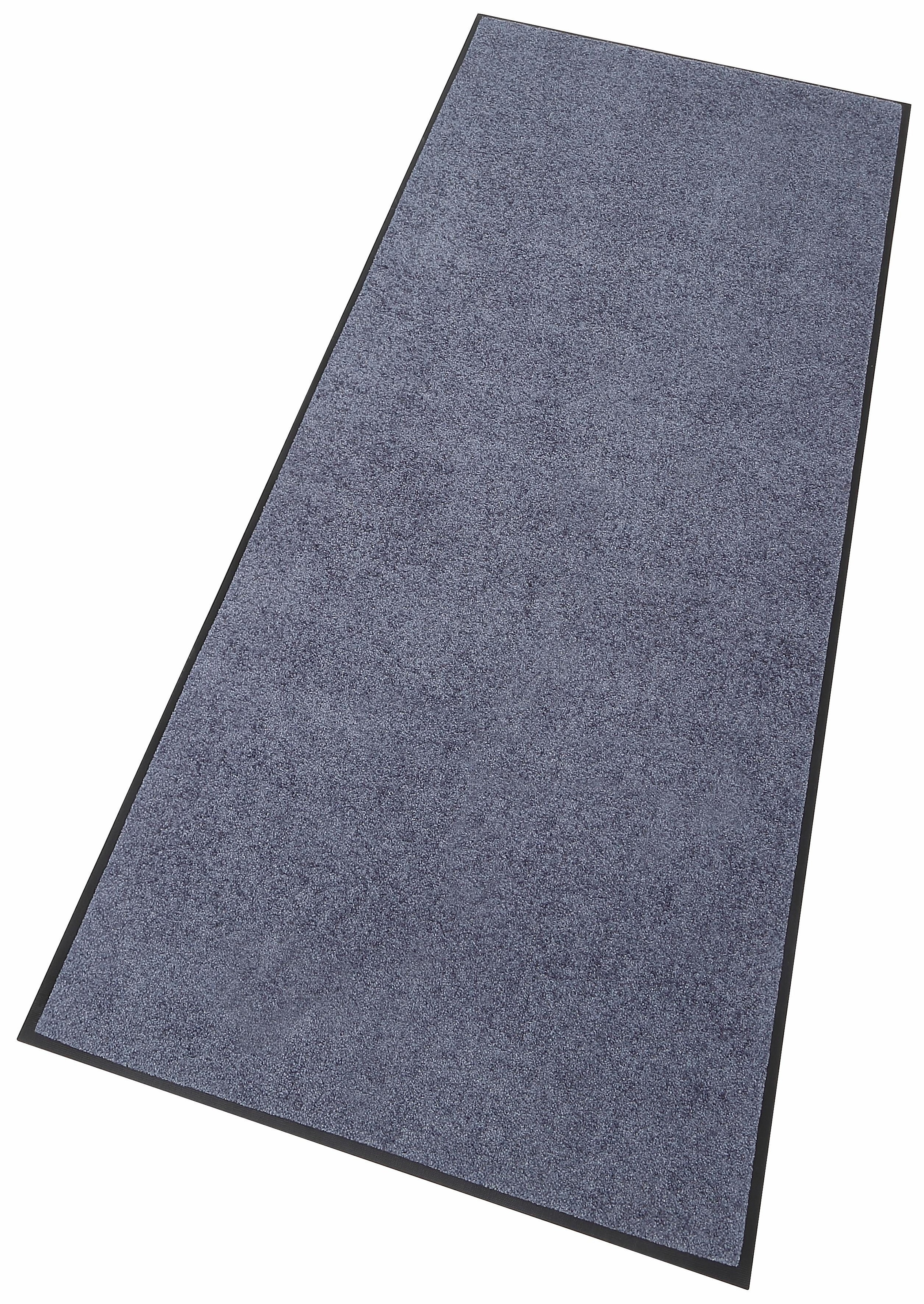 wash+dry by Kleen-Tex Fußmatte »Trend Uni, Schmutzfangmatte, waschbar« rechteckig 7 mm Höhe rutschhemmend, In- und Outdoor geeignet, auch als Läufer erhältlich