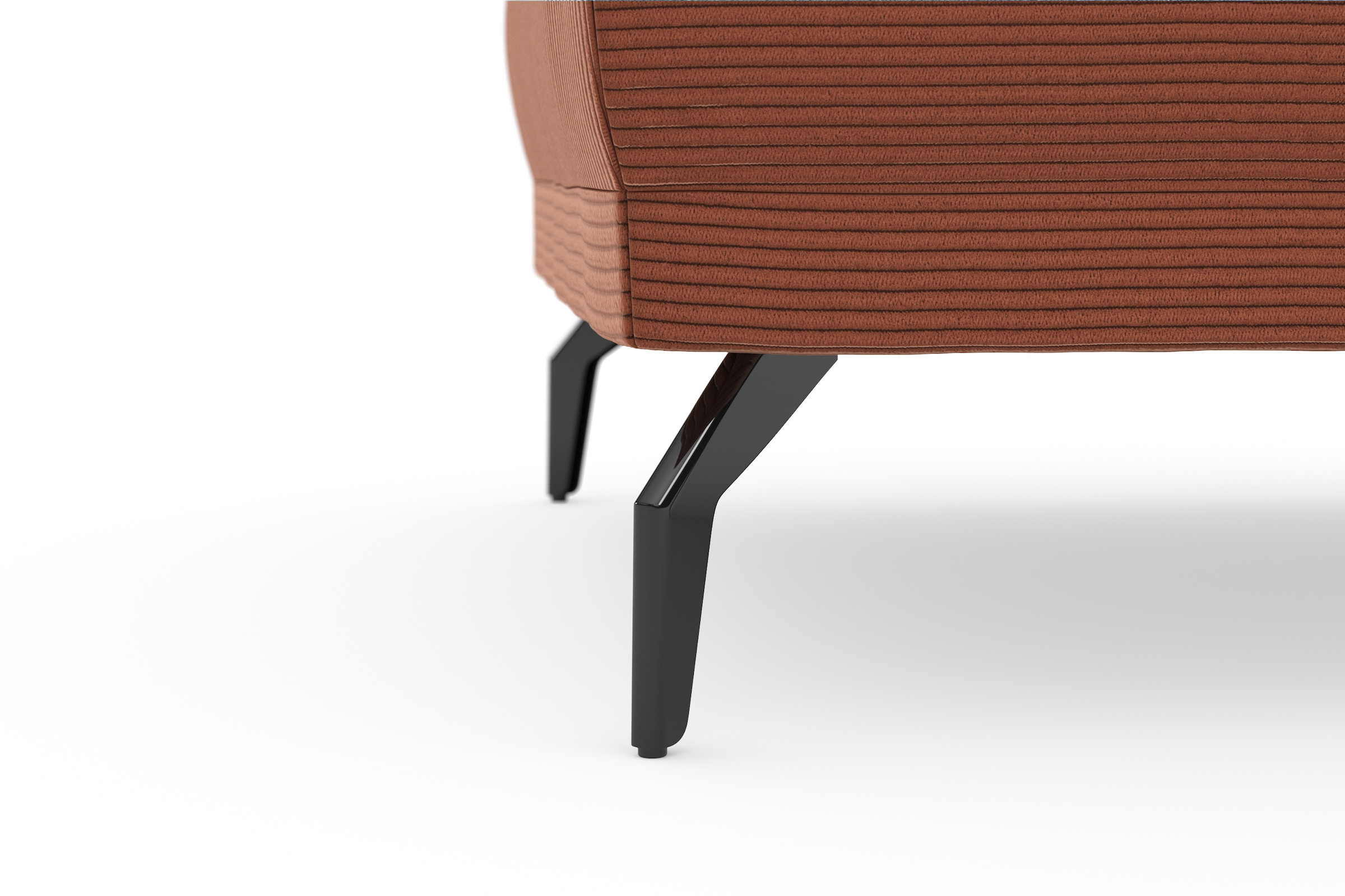 INOSIGN Hocker »Coco«, Cord-Bezug in 2 Ausführungen, Füßen 15 cm hoch