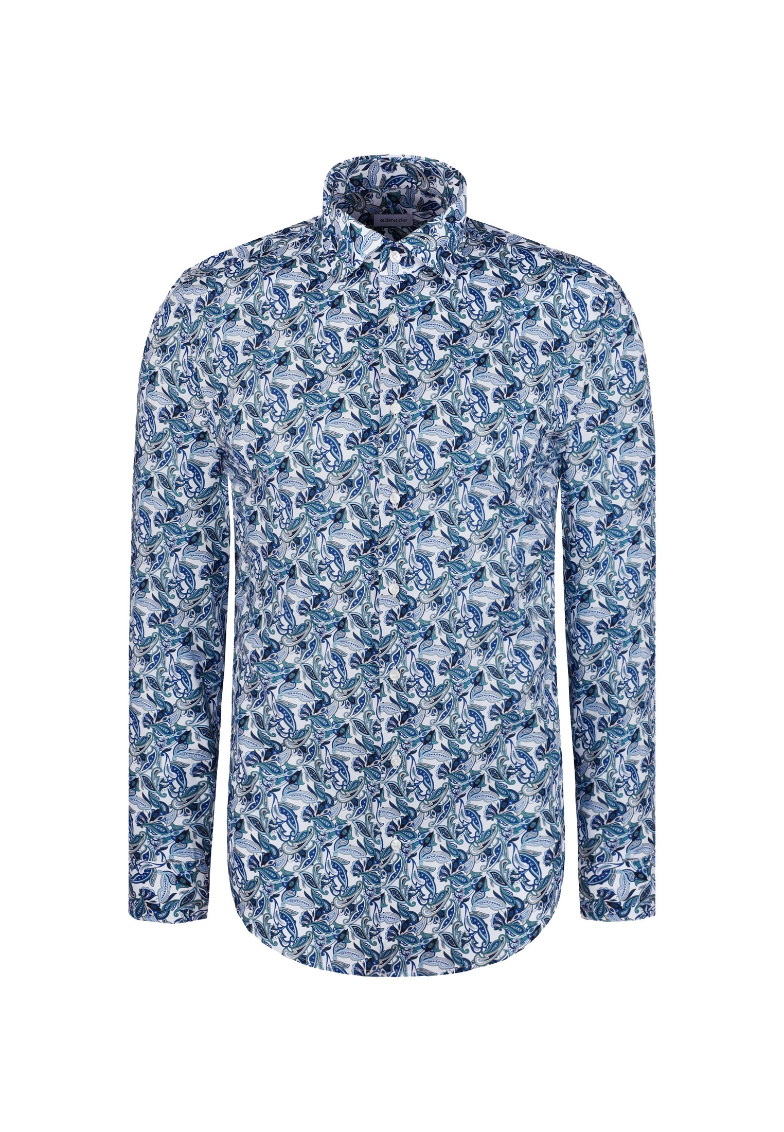 seidensticker Businesshemd »Schwarze Rose« Slim 1/1 Kentkragen Druck