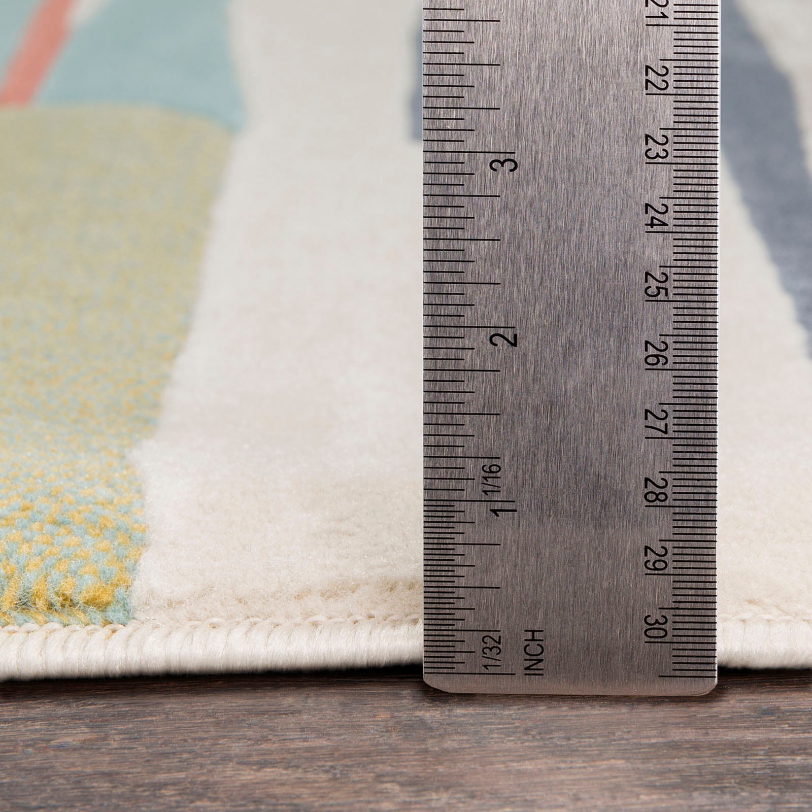 Livabliss Teppich »HOUSTON«, rechteckig, 11 mm Höhe, Skandi Design, Modern Boho Kurzflor Wohnzimmerteppich, Schlafzimmer