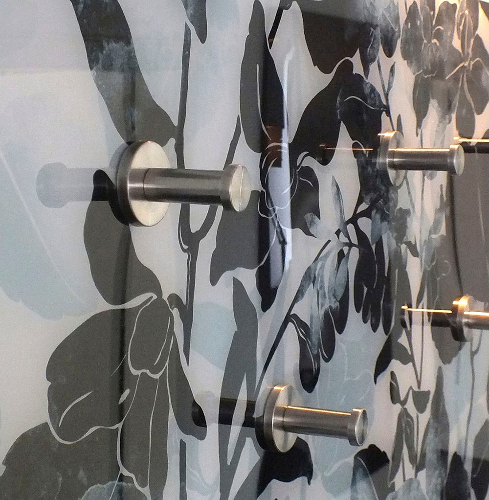 queence Garderobenleiste »Girlsclub«, Wand Garderobe, stylisch, weiß, platzsparend