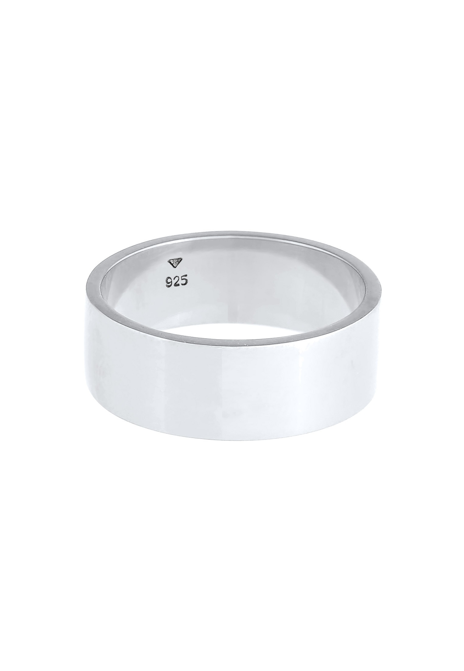 Kuzzoi Silberring »Ring Herren Bandring Kreuz Glanz 925 Silber«