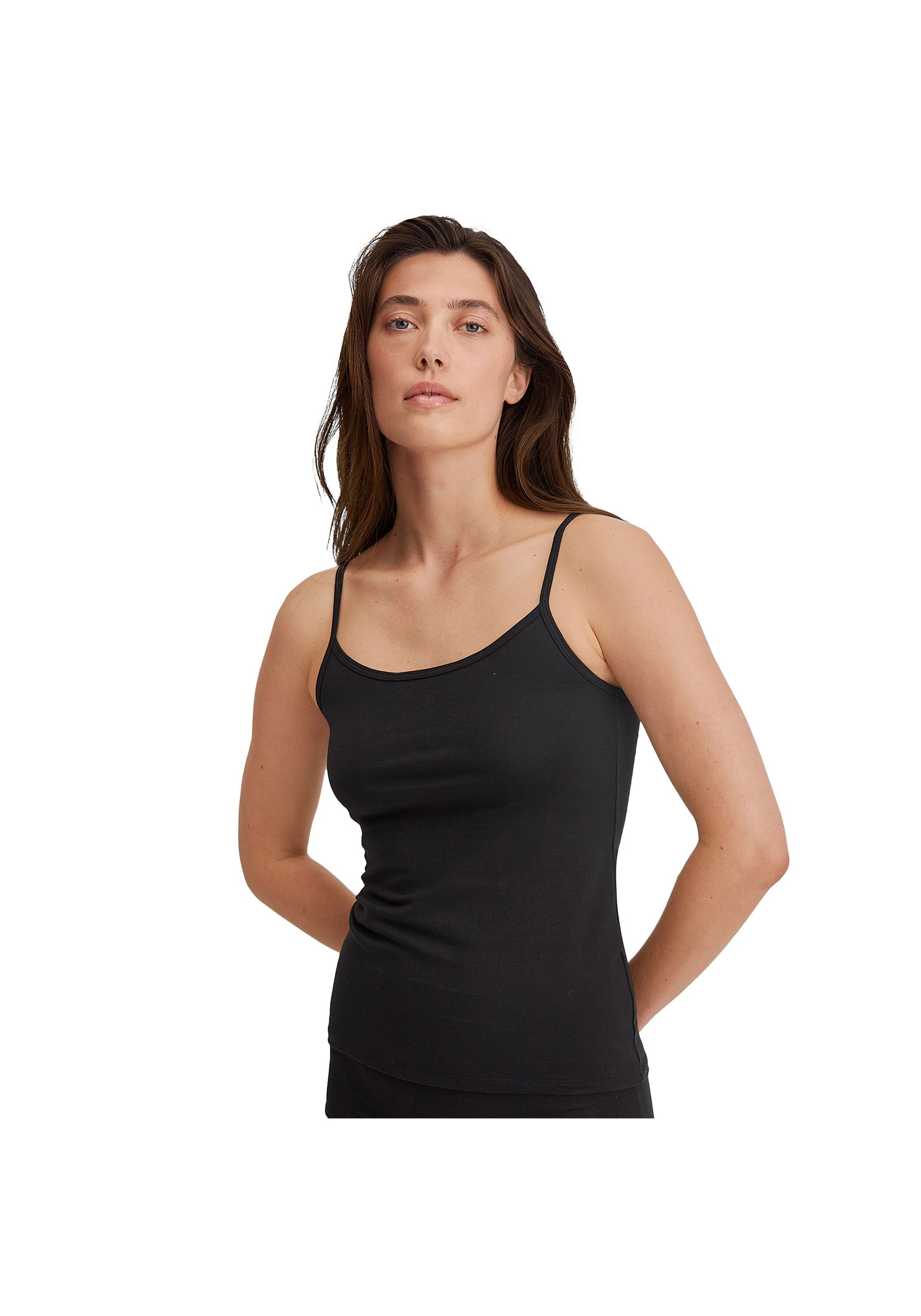 CALIDA Unterhemd »Unterhemd Spaghetti-Top Essential Cotton 2er Pack«