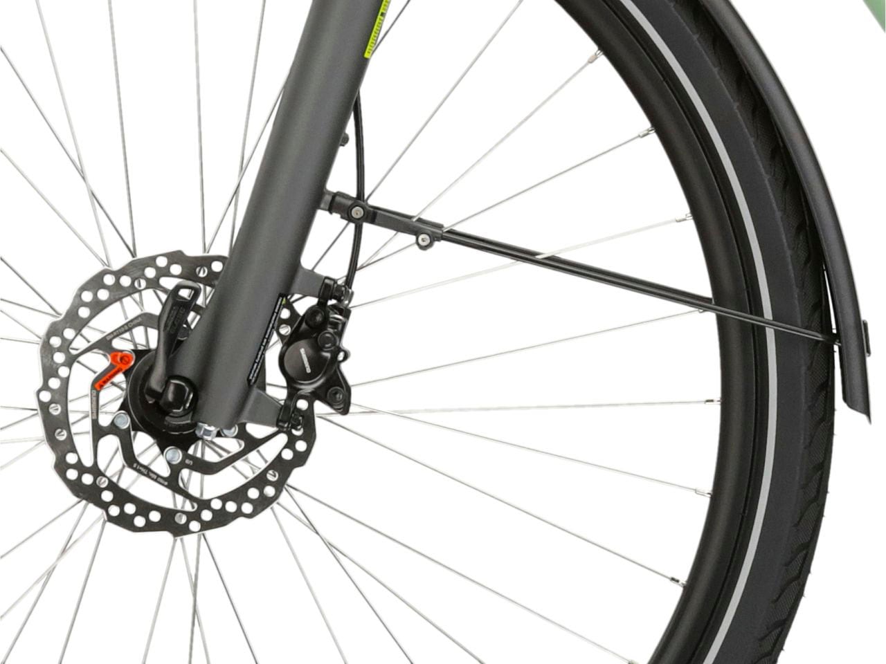 Kross E-Bike »E-Citybike Sentio Hybrid 4.0 28 Zoll grün«, 7 Gang, Shimano, NEXUS, Mittelmotor 250 W, Pedelec, Elektrofahrrad für Damen und Herren
