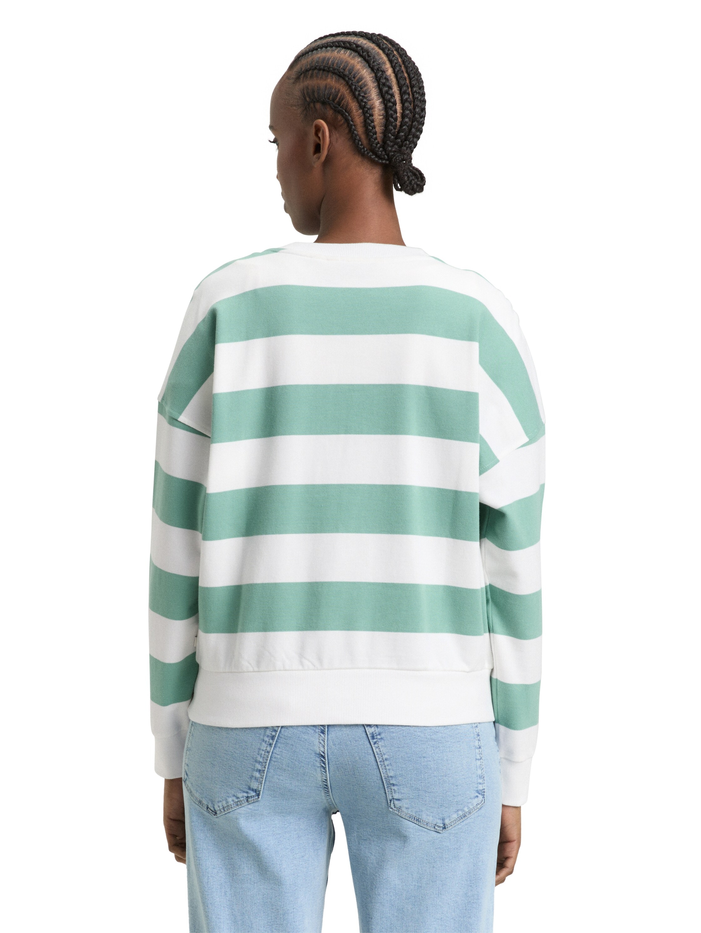 TOM TAILOR Denim Sweatshirt , aus weicher Baumwolle
