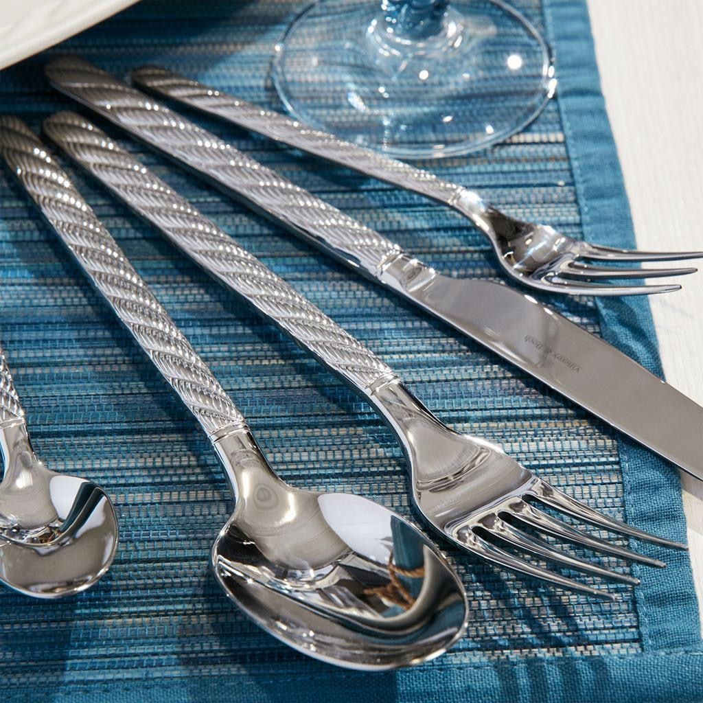 Villeroy & Boch Besteck-Set »Tafelbesteck Montauk 144er Set silber« Spülmaschinenfest