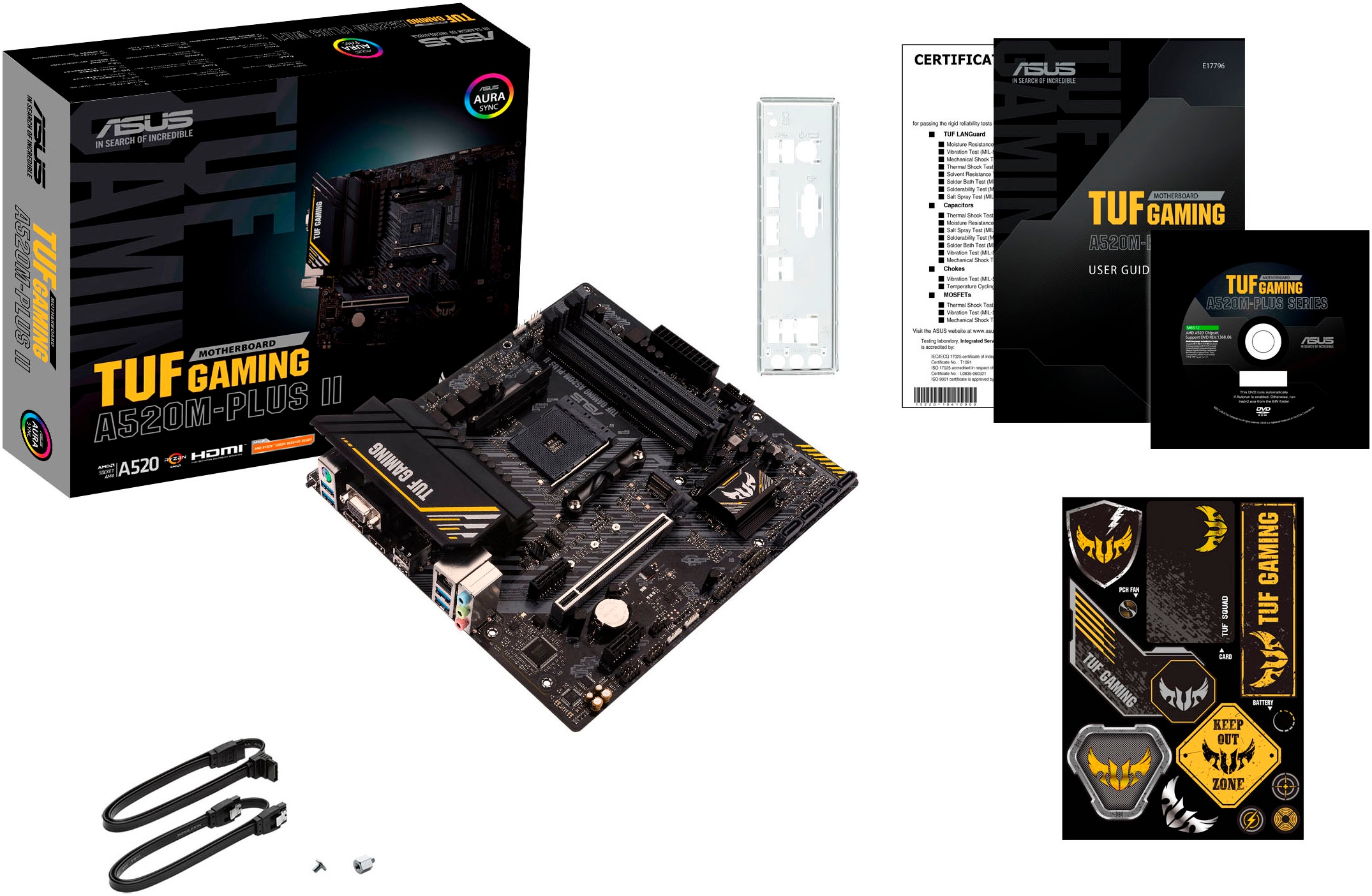 Asus Mainboard »TUF GAMING A520M-PLUS II«