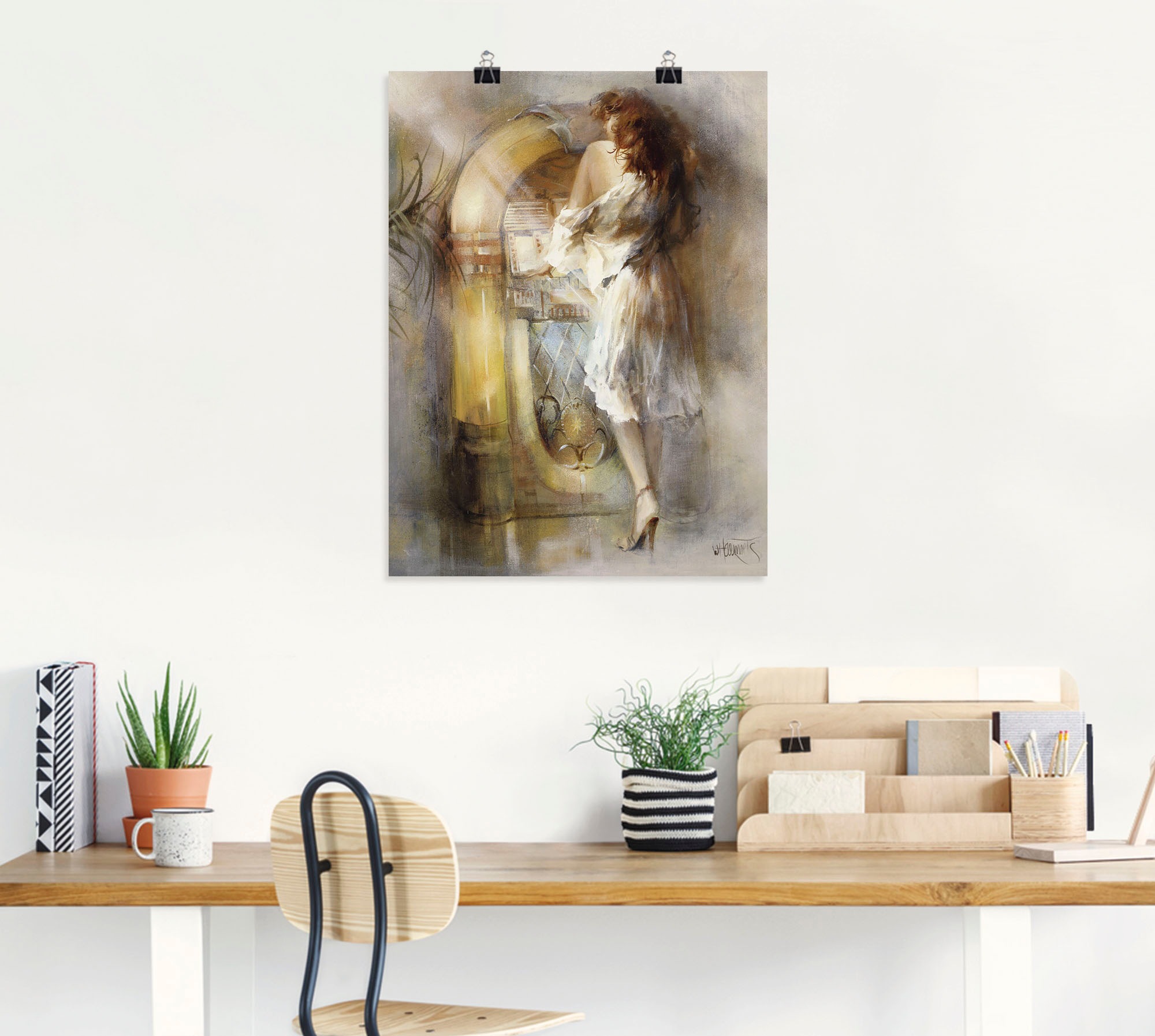 Artland Wandbild »In der Zeit verloren« Frau 1 Stk. tlg. ohne Rahmen