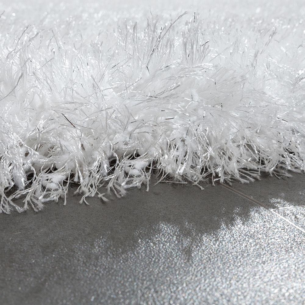 Paco Home Hochflor-Teppich »Glamour 300«, rechteckig, 70 mm Höhe, Uni Farben, mit weichem Glanz Garn, auch als Läufer erhältlich