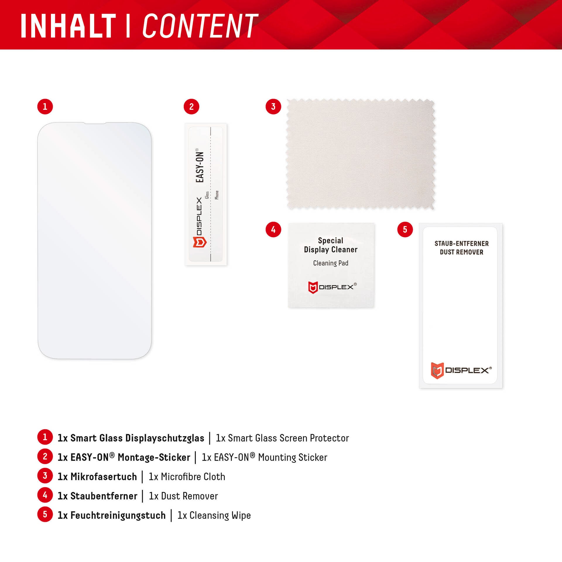 Displex Displayschutzfolie »Smart Glass Samsung Galaxy A54 5G«