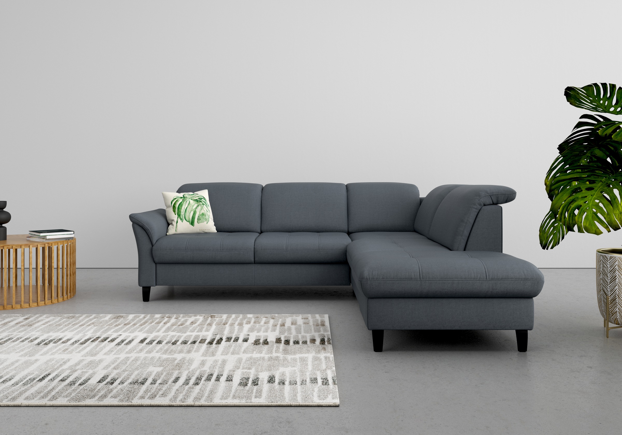 sit&more Ecksofa »Maggiore L-Form«, wahlweise mit Kopfteilverstellung, Bettfunktion und Stauraum