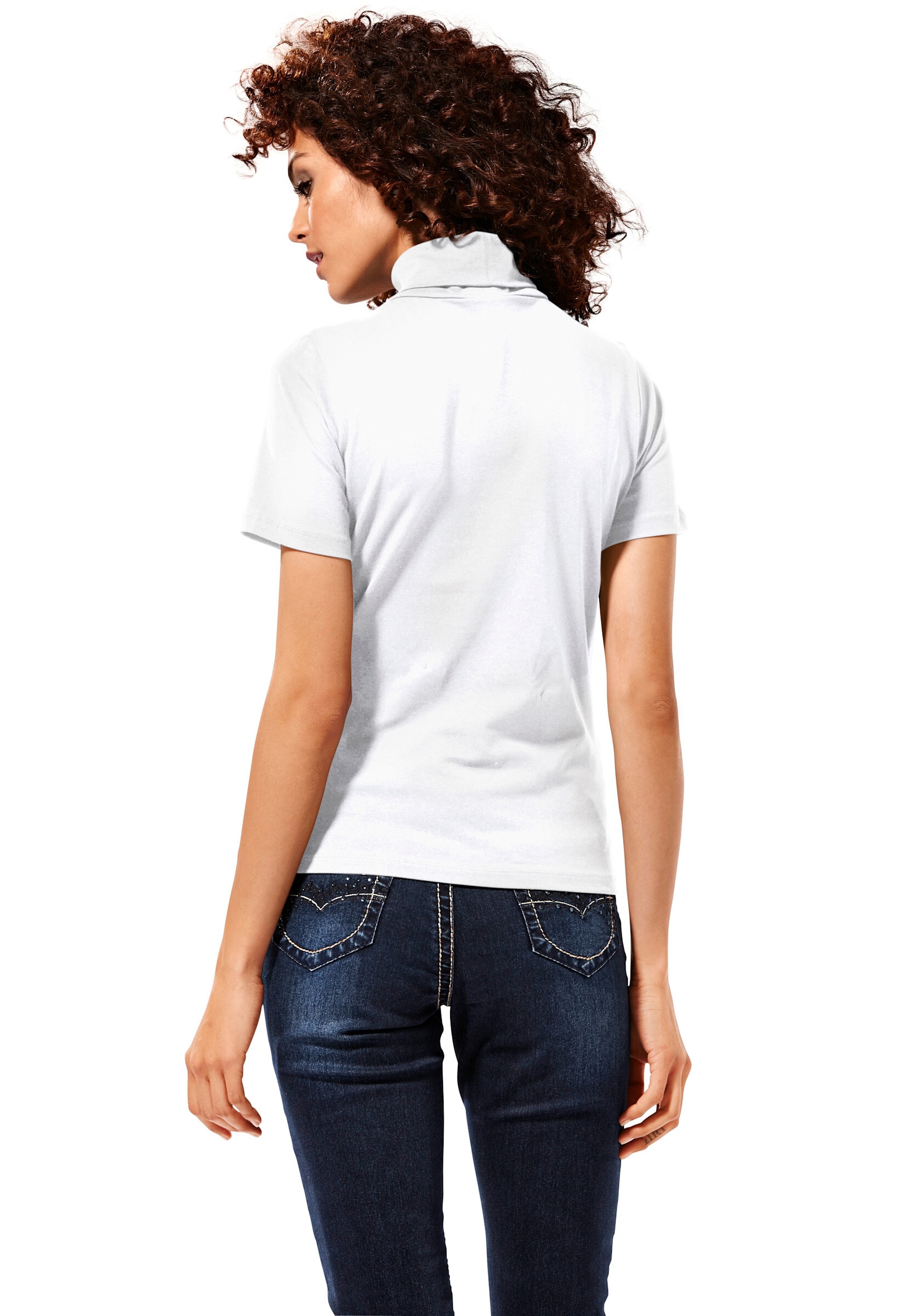 heine T-Shirt »Rollkragen-Shirt Rollkragenshirt in taillierter Form«