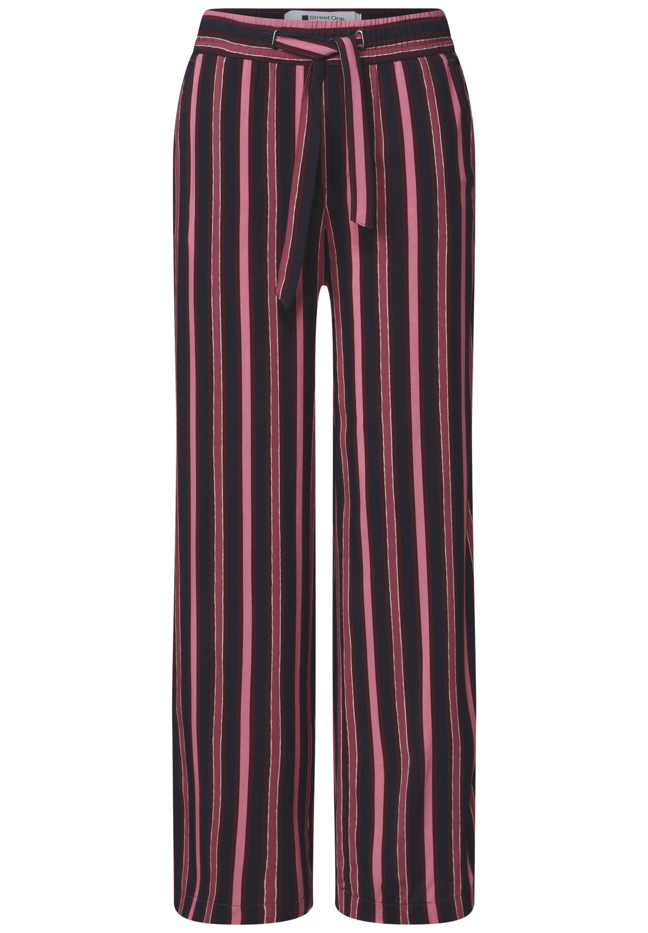 STREET ONE Stoffhose »Style Emee«  Sommerhose im Loose Fit / mit Streifen