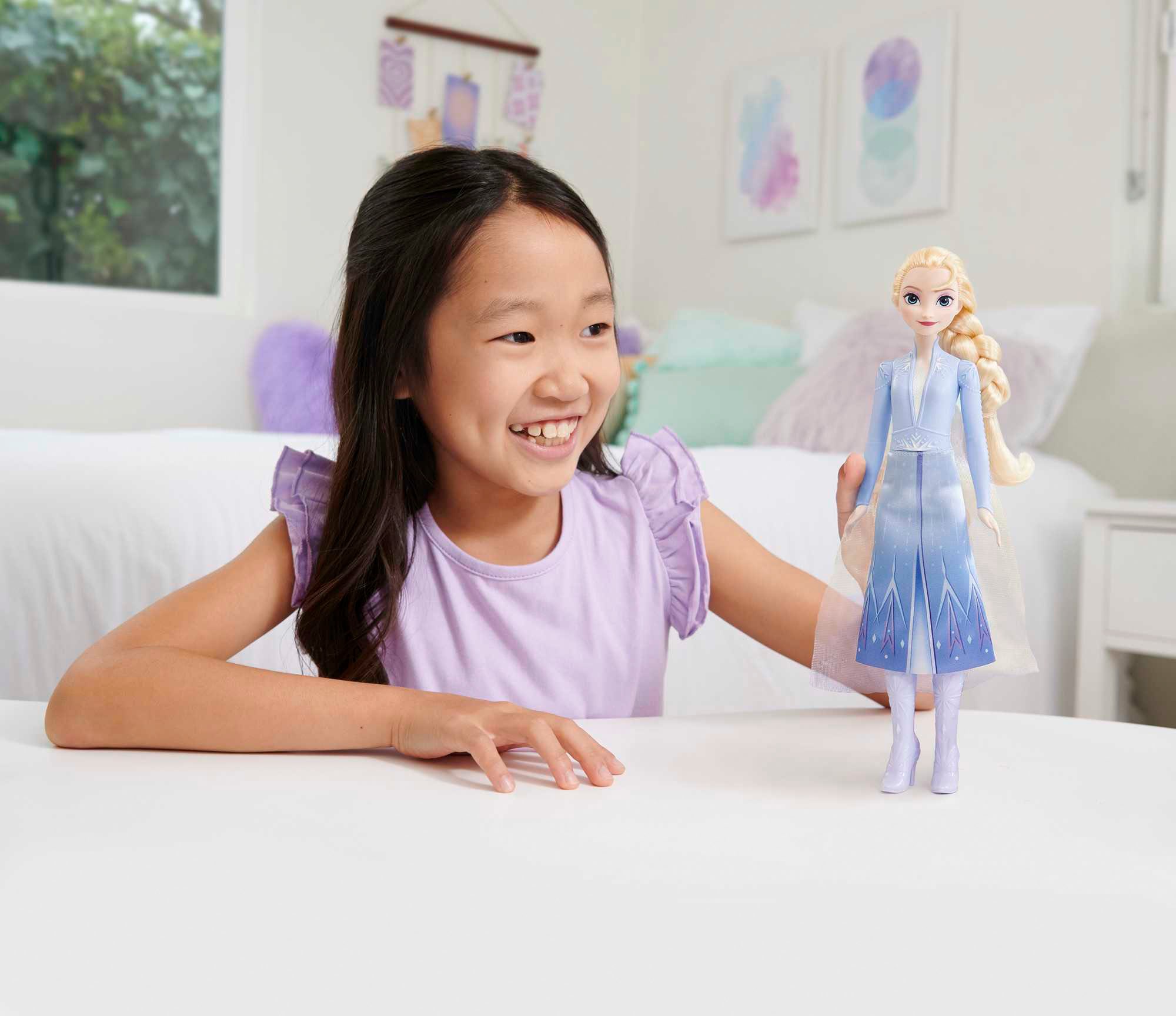 Mattel® Anziehpuppe »Disney Die Eiskönigin, Elsa (Outfit Film 2)«, inklusive Accessoires