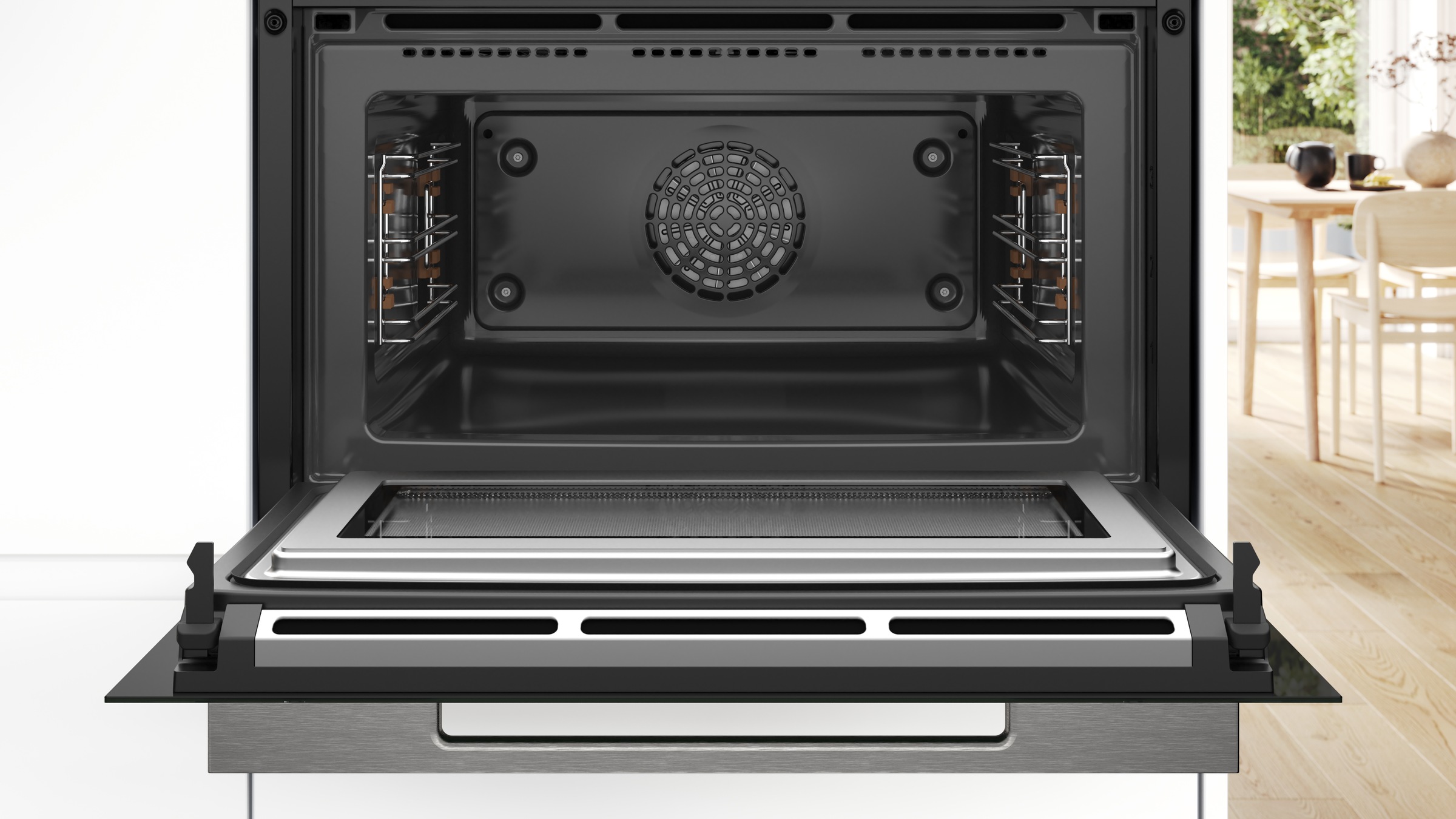 BOSCH Einbau-Mikrowelle »CMG7761B1«, Grill-Heißluft-Ober-/Unterhitze, 3600 W