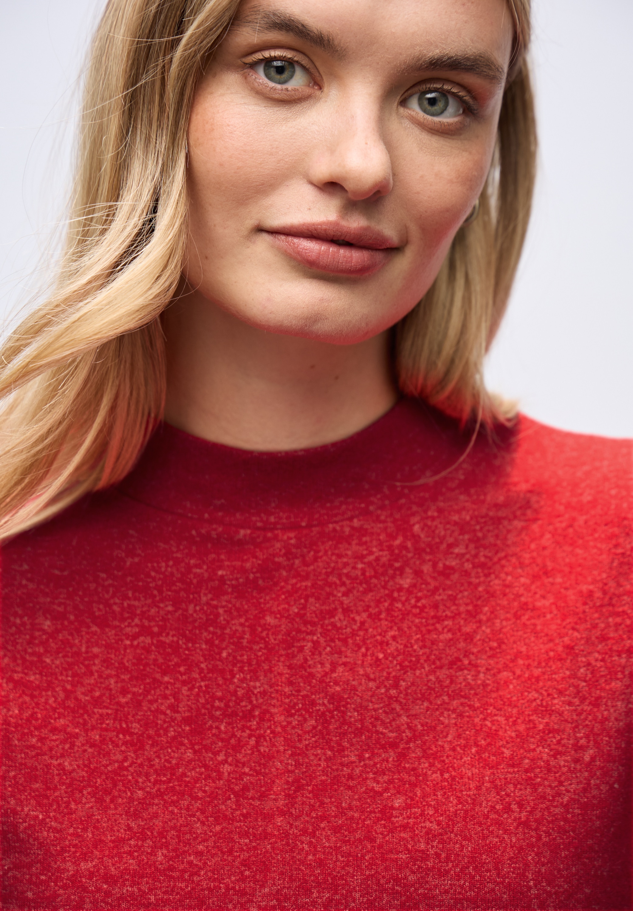 STREET ONE Langarmshirt mit Tunnelzug am Saum