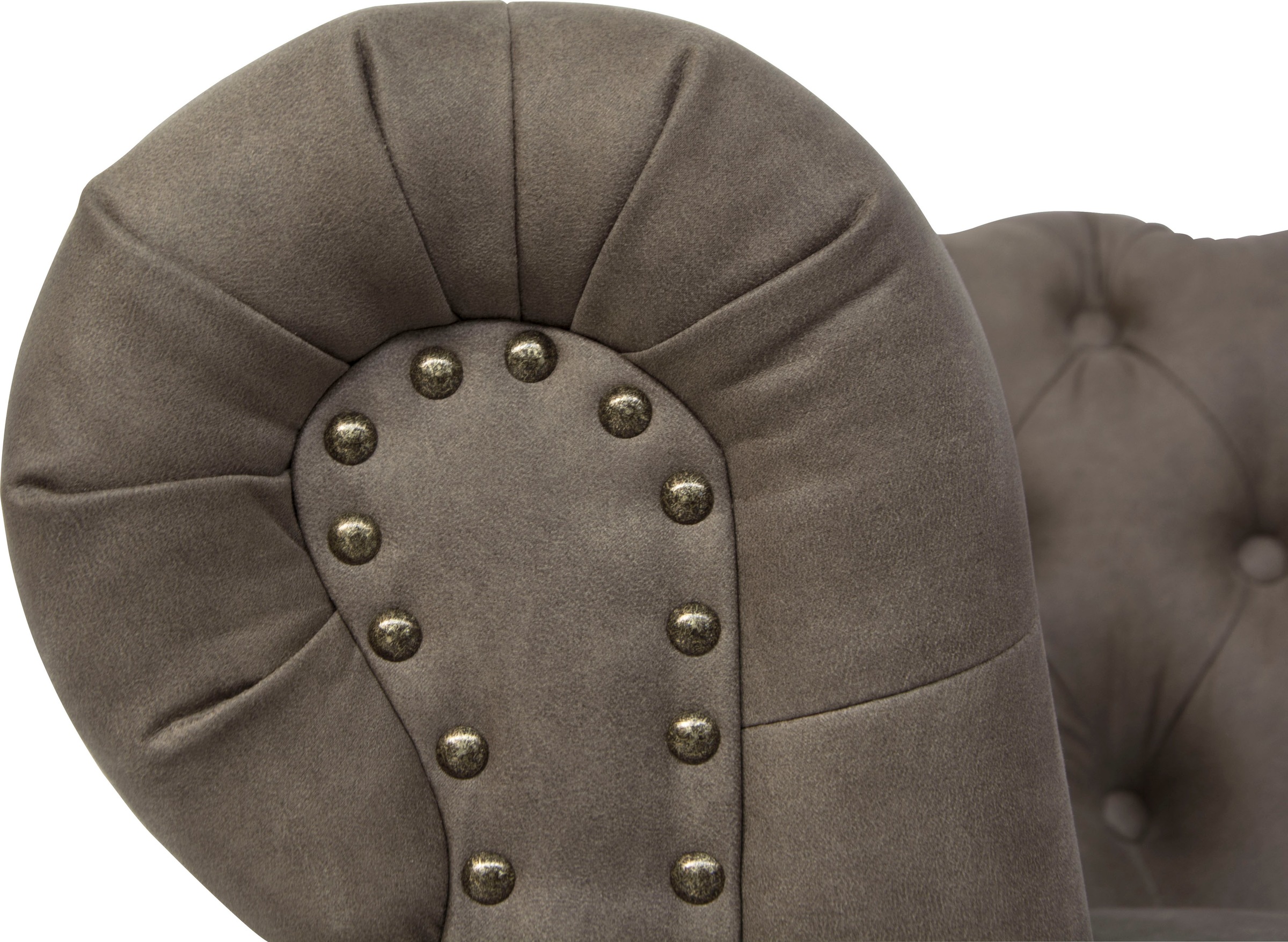 Home affaire Chesterfield-Sofa »Aarburg«, aufwändige Knopfheftung und Ziernägel im Chesterfield-Design