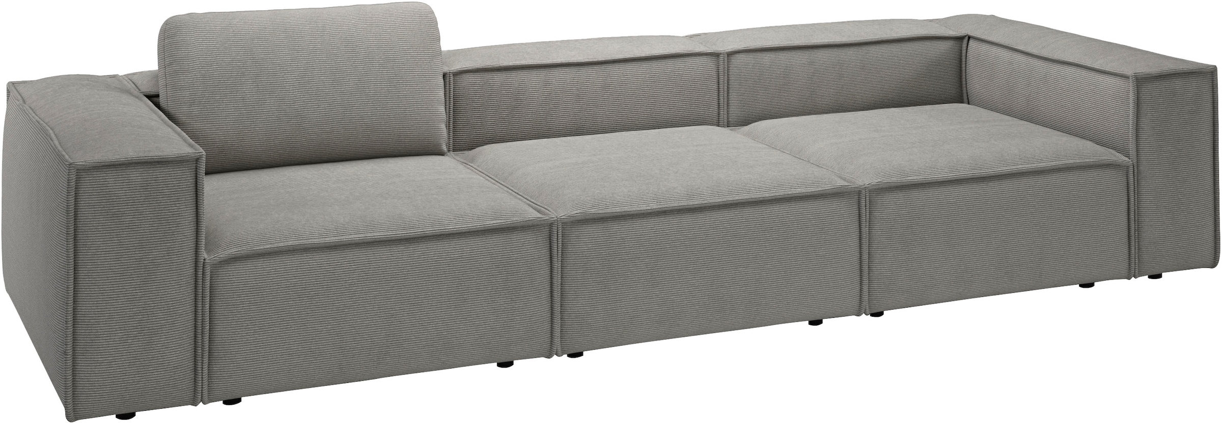 Places of Style 3,5-Sitzer »Watertown, modernes Big-Sofa XXL, 336 cm Breite, auch in Feincord«, Riesiges Designersofa mit viel Platz & weichen Bezügen in Trendfarben