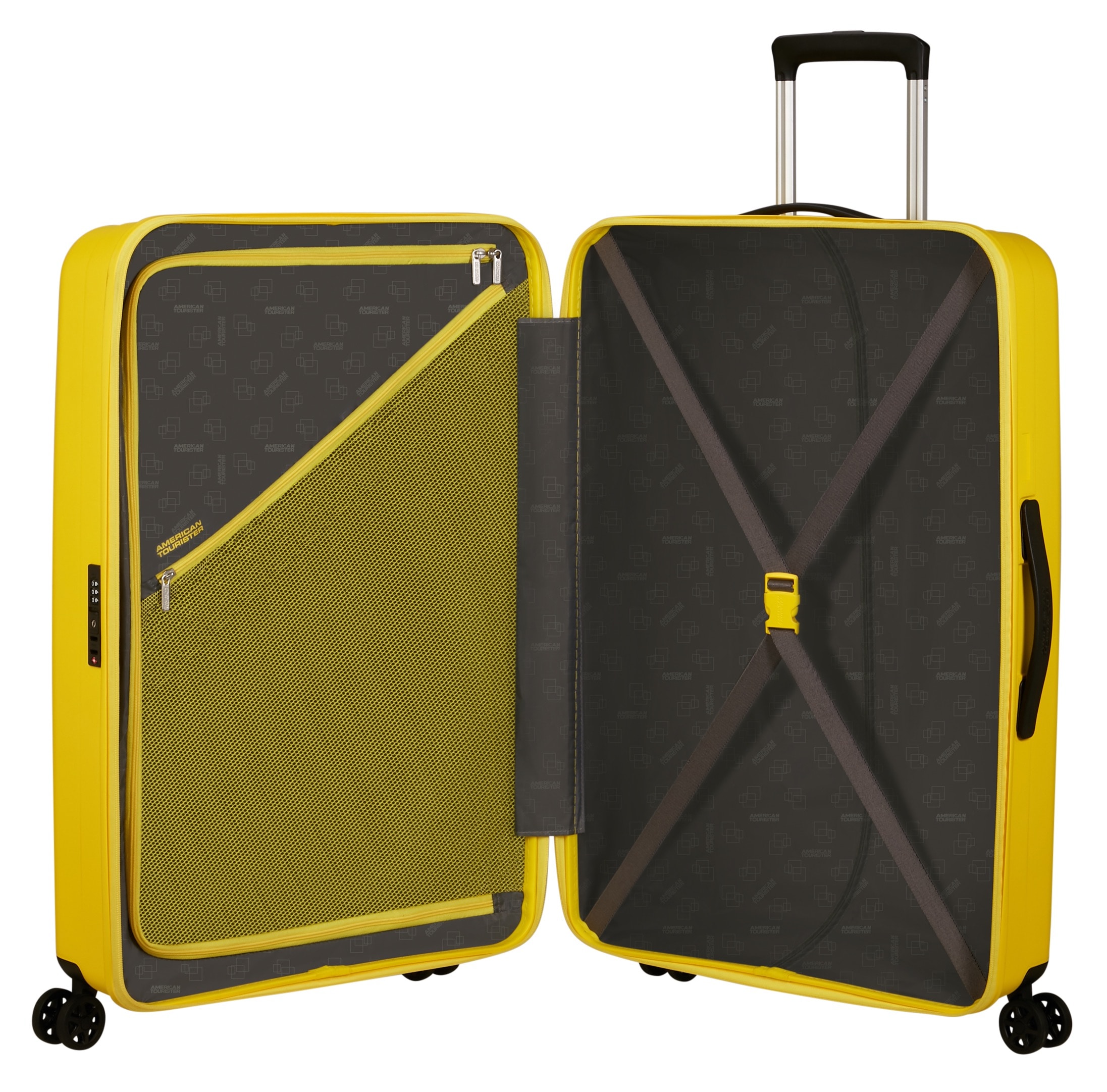 American Tourister® Hartschalen-Trolley »REJOY, verschiedene Größen und Farben«, 4 Rollen, Hartschalen-Koffer personalisierbar versenktes TSA-Schloss