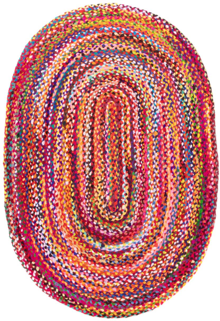 Rainbow«, wash+dry Outdoor Kleen-Tex Motiv Fußmatte In- halbrund, geeignet, »Round Schmutzfangmatte, by und Regenbogen, waschbar