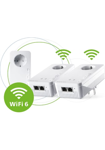 DEVOLO Adapter »Magic 2 WiFi 6 Multiroom Kit (2400 Mbit, G.hn, 4x GB LAN, Mesh, Access... kaufen