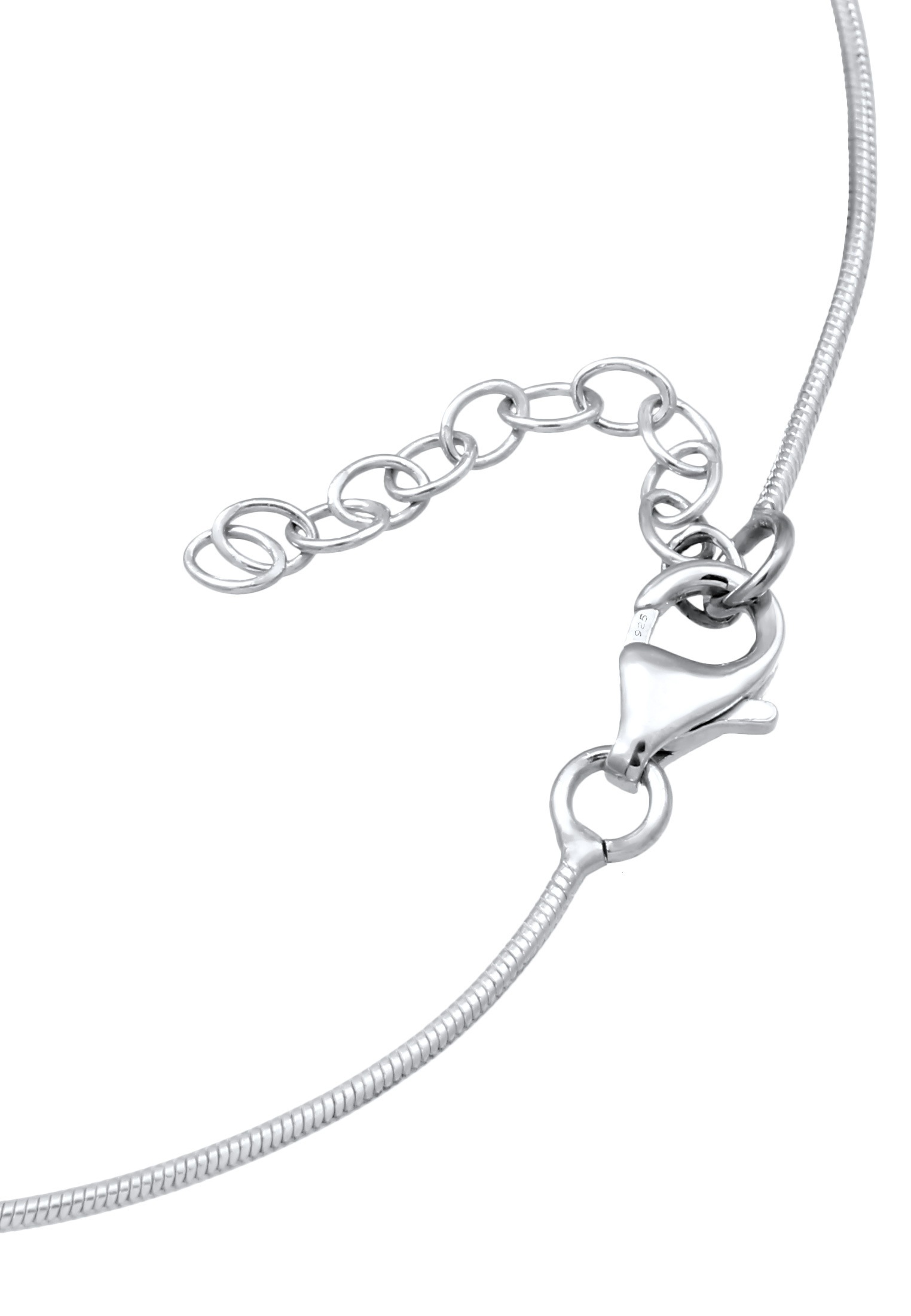 Elli Fußkette »Fußschmuck Basic Schlangenkettchen 925 Silber«