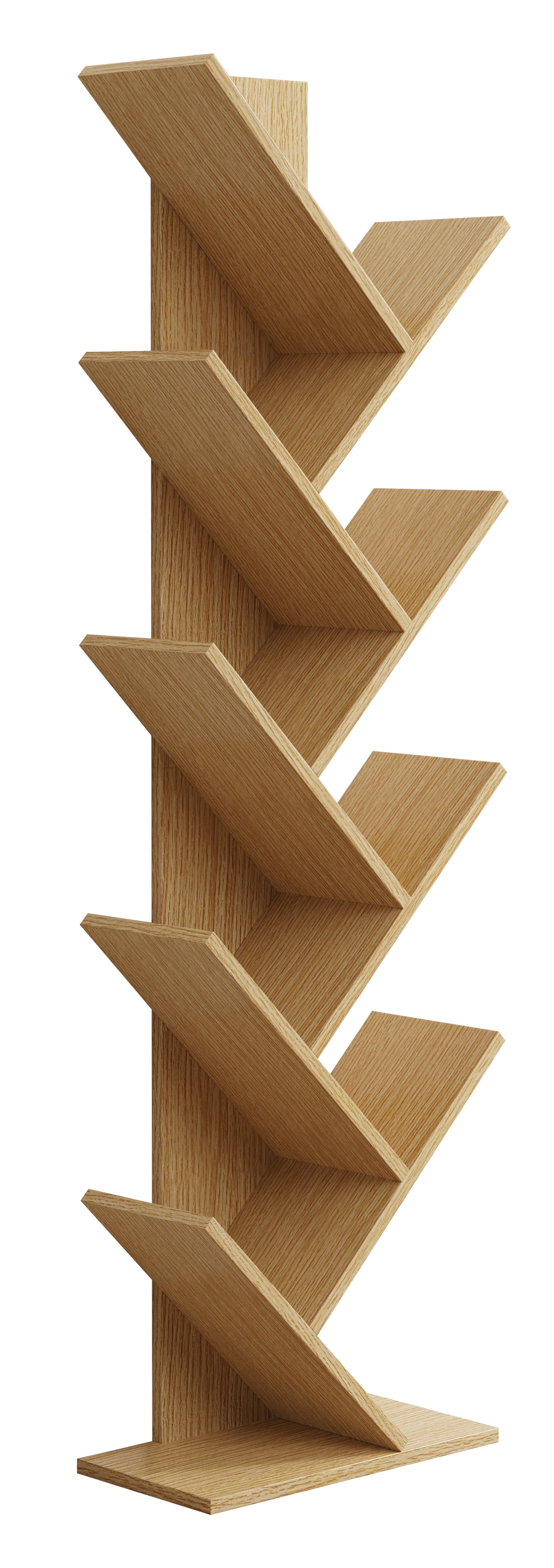 VCM Standregal »Holz Aufbewahrung Stand Regal Bücher Nulis XL« 1 Stk. tlg.