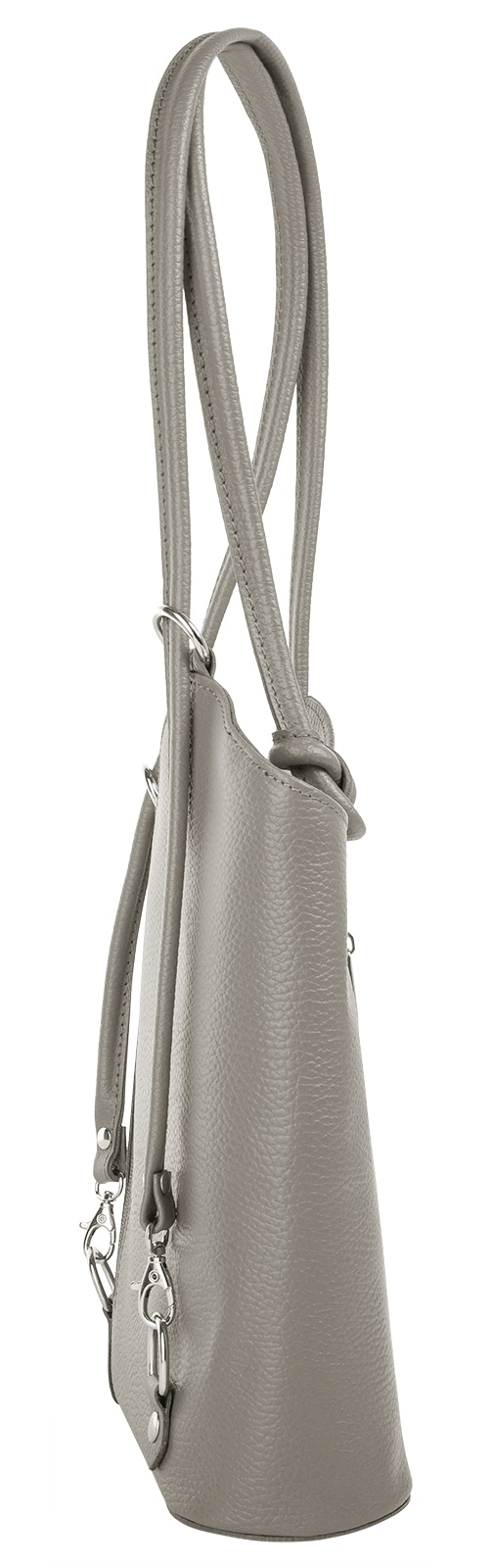 Cluty Cityrucksack, echt Leder, Made in Italy