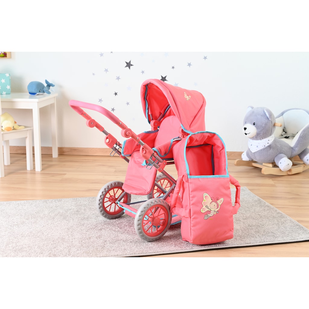 Knorrtoys® Kombi-Puppenwagen »Ruby - NICI Spring«, mit Wickeltasche