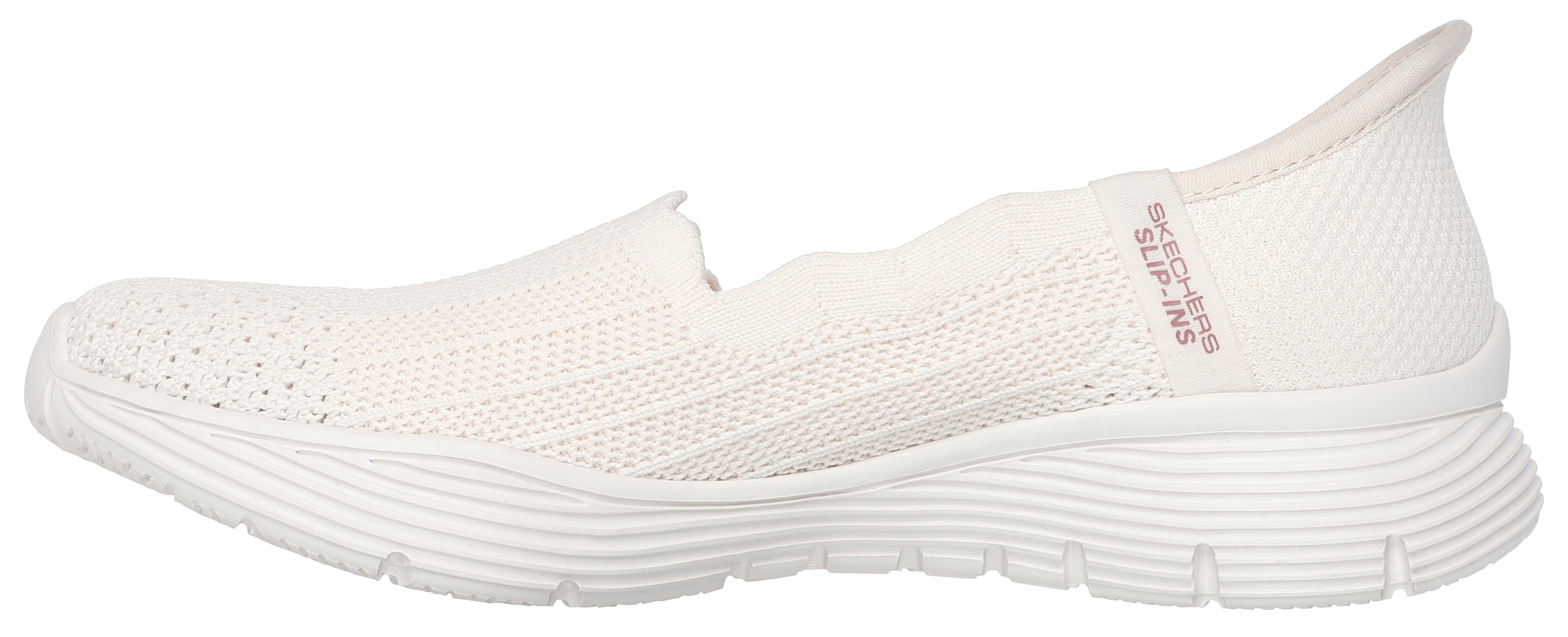 Skechers Slip-On Sneaker »SEAGER-BELIEVE IT«, Slipper, Reha Schuh mit Handsfree Slip-ins Funktion