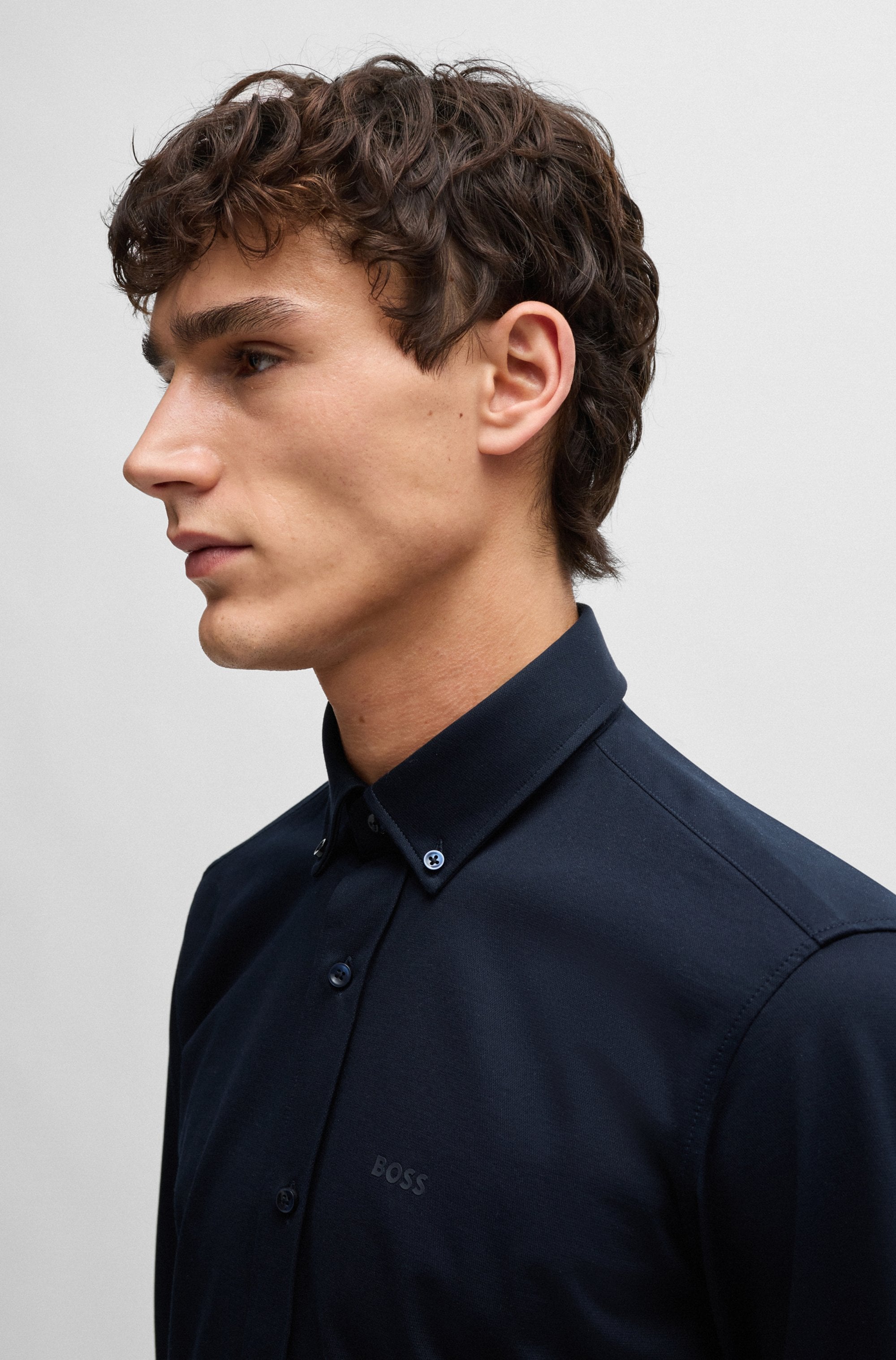 BOSS Businesshemd »JOE« mit Button-Down-Kragen, regular fit