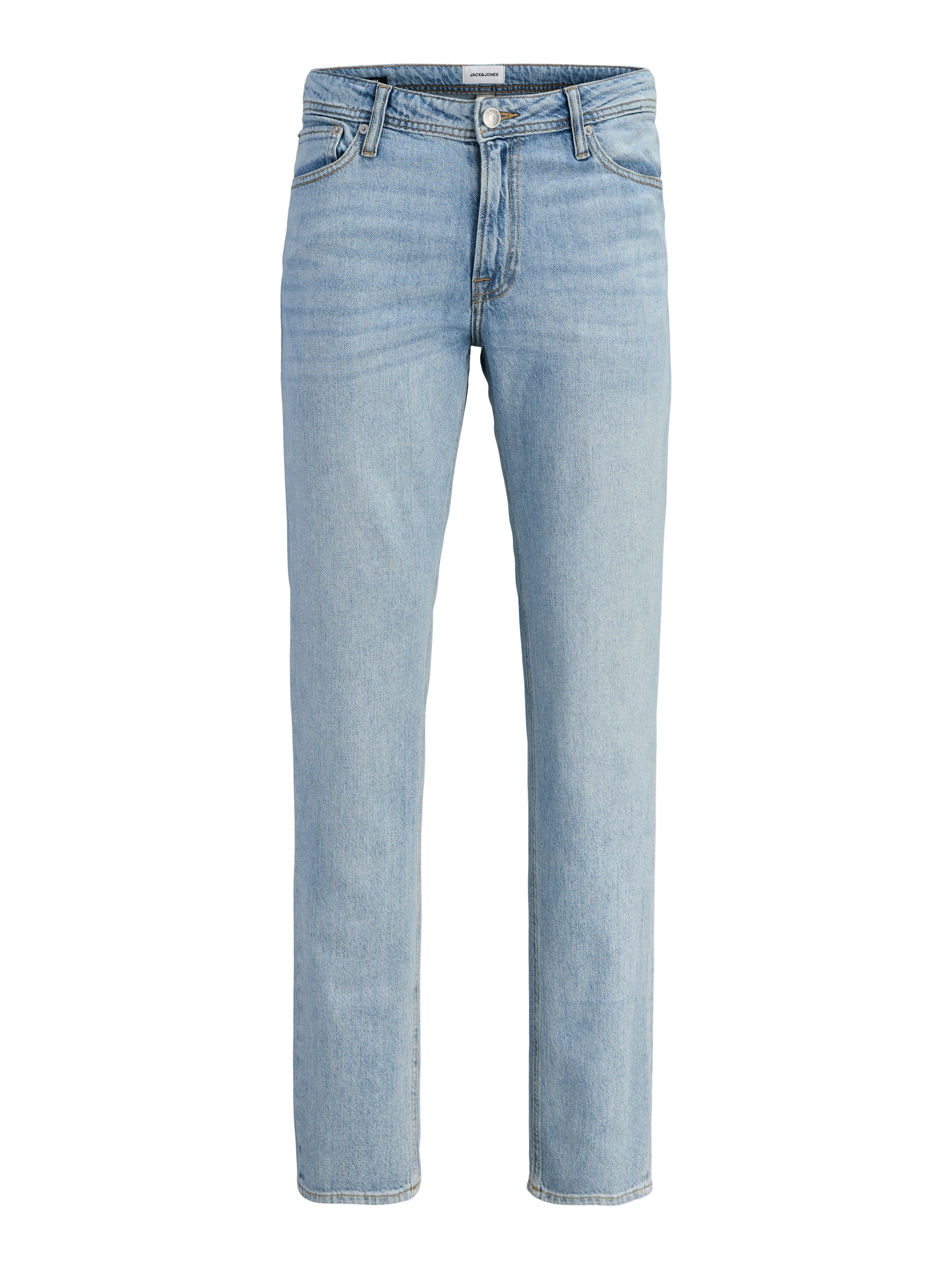 Jack & Jones Regular-fit-Jeans »JJICLARK im Used-Look, Stretchkomfort und niedrige Leibhöhe« Baumwollmischung, regular fit