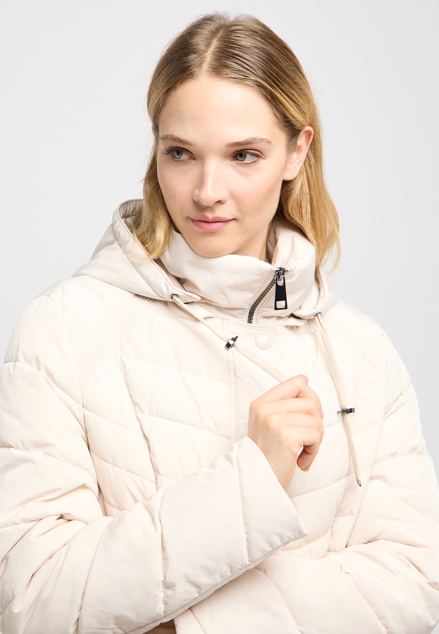 Barbara Lebek Steppjacke, mit Kapuze, mit Kapuze