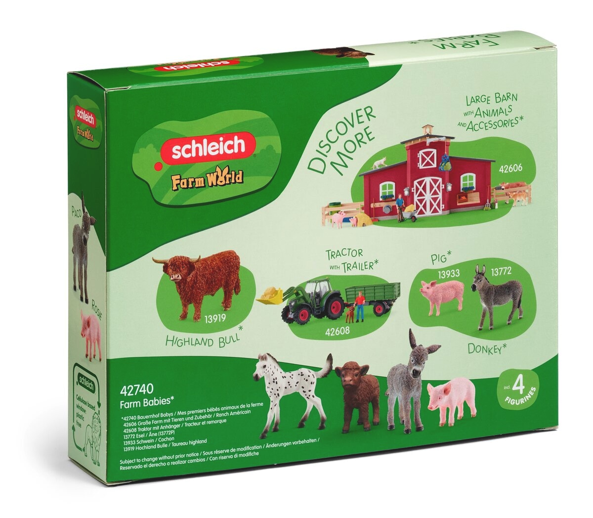 Schleich® Spielfigur »FARM WORLD, Bauernhof Babys (42740)«