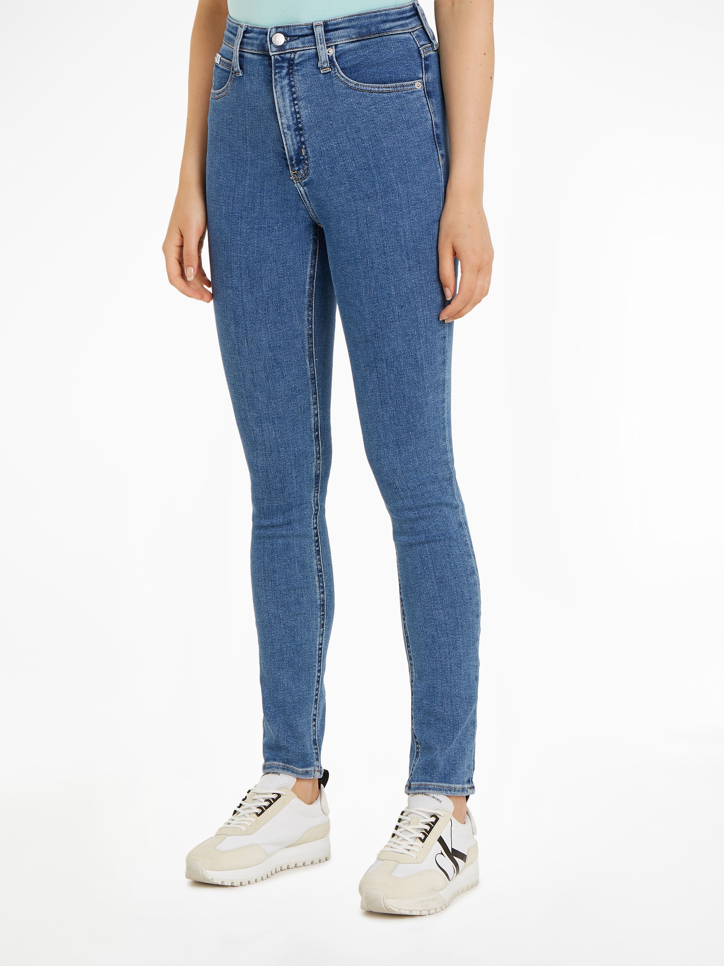 Skinny-fit-Jeans »HIGH RISE SKINNY«, mit Markenlabel