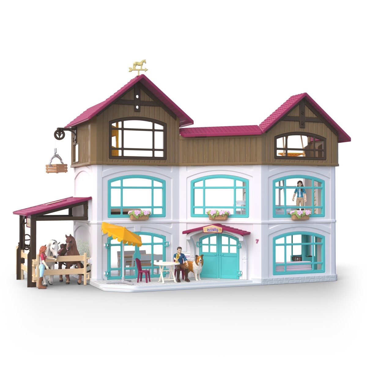Schleich® Spielwelt »HORSE CLUB, Lakeside Villa & Paddock (42785)«