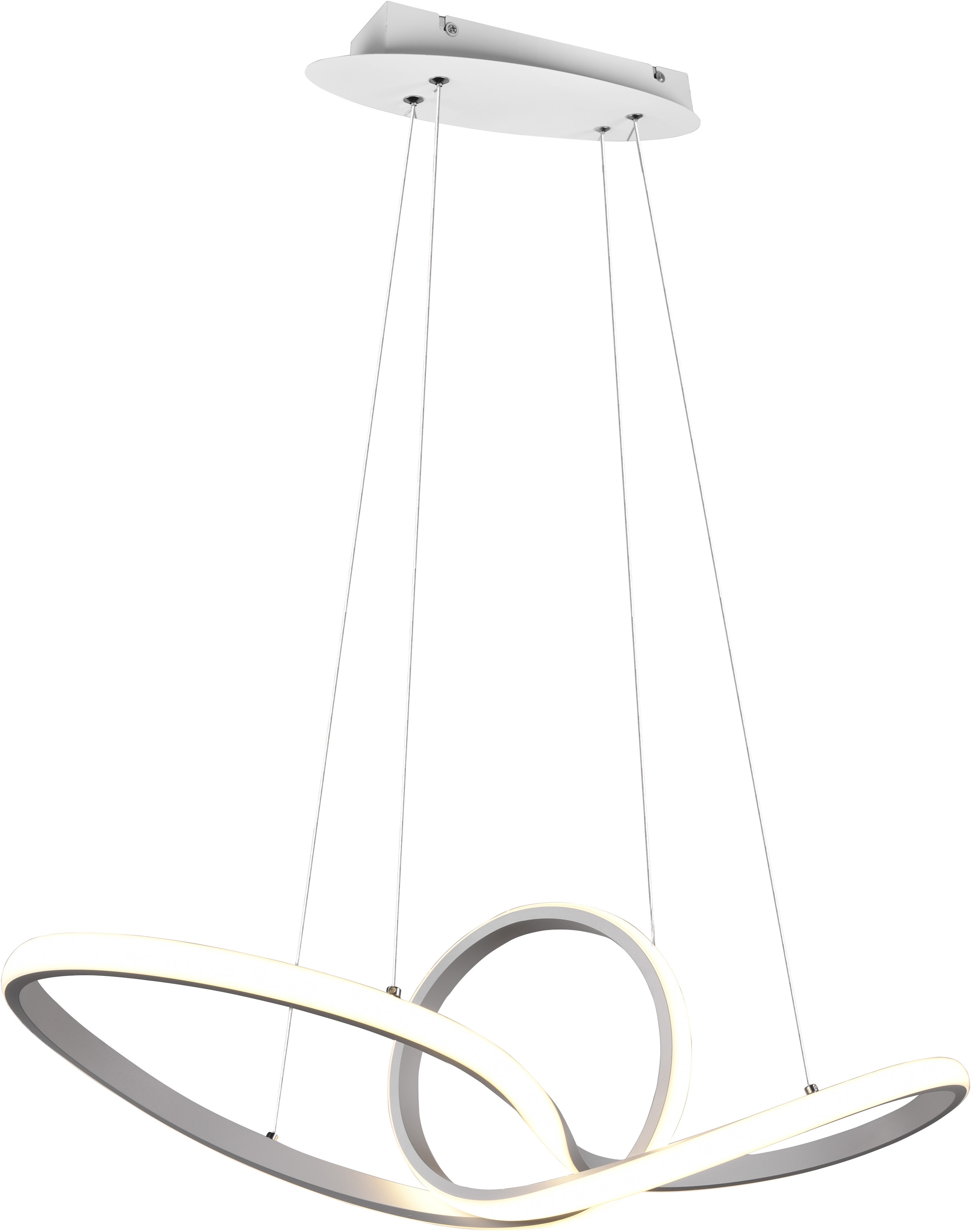 REALITY Leuchten LED Pendelleuchte »SANSA«, 1 flammig, Leuchtmittel LED-Modul | LED fest integriert, über Wandschalter dimmbar, 4000K, 3300 Lm, Abhängung 150cm