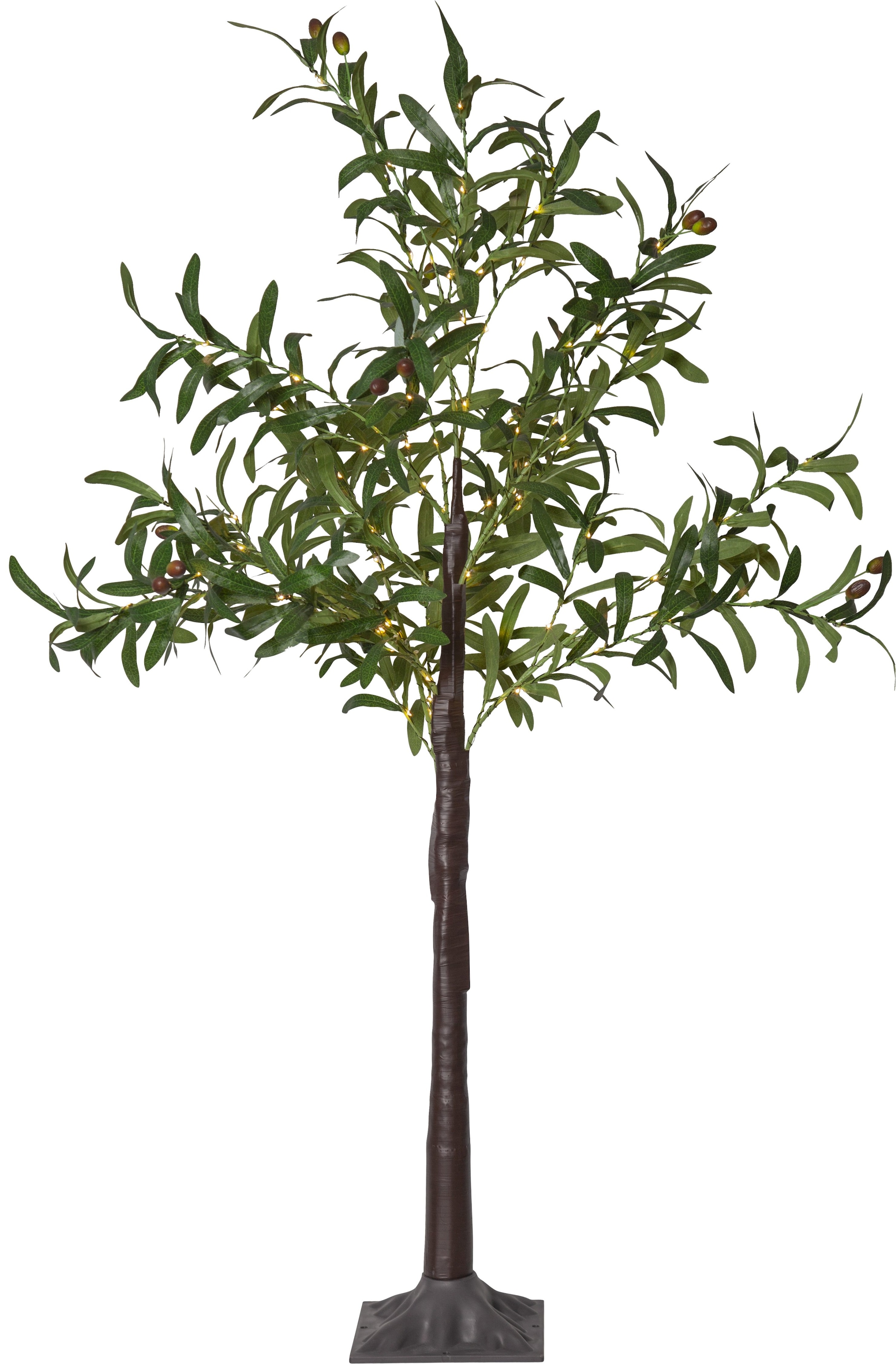 Parforce Traditional Hunting LED Baum »Deko-Baum Olivec« LED-Board 1 Stk. Warmweiß Mediterrane Olivenbaum-Optik, LEDs warmweiß, 120cm Höhe, Außentrafo